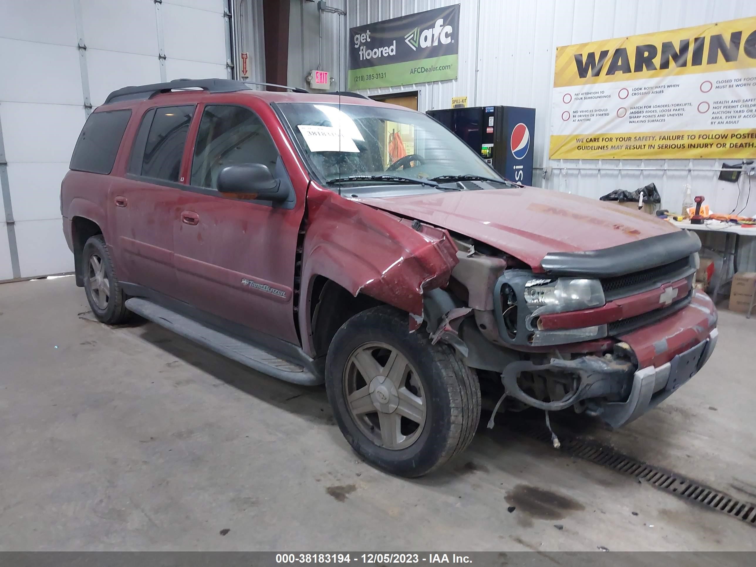 CHEVROLET TRAILBLAZER 2003 1gnet16s336145117