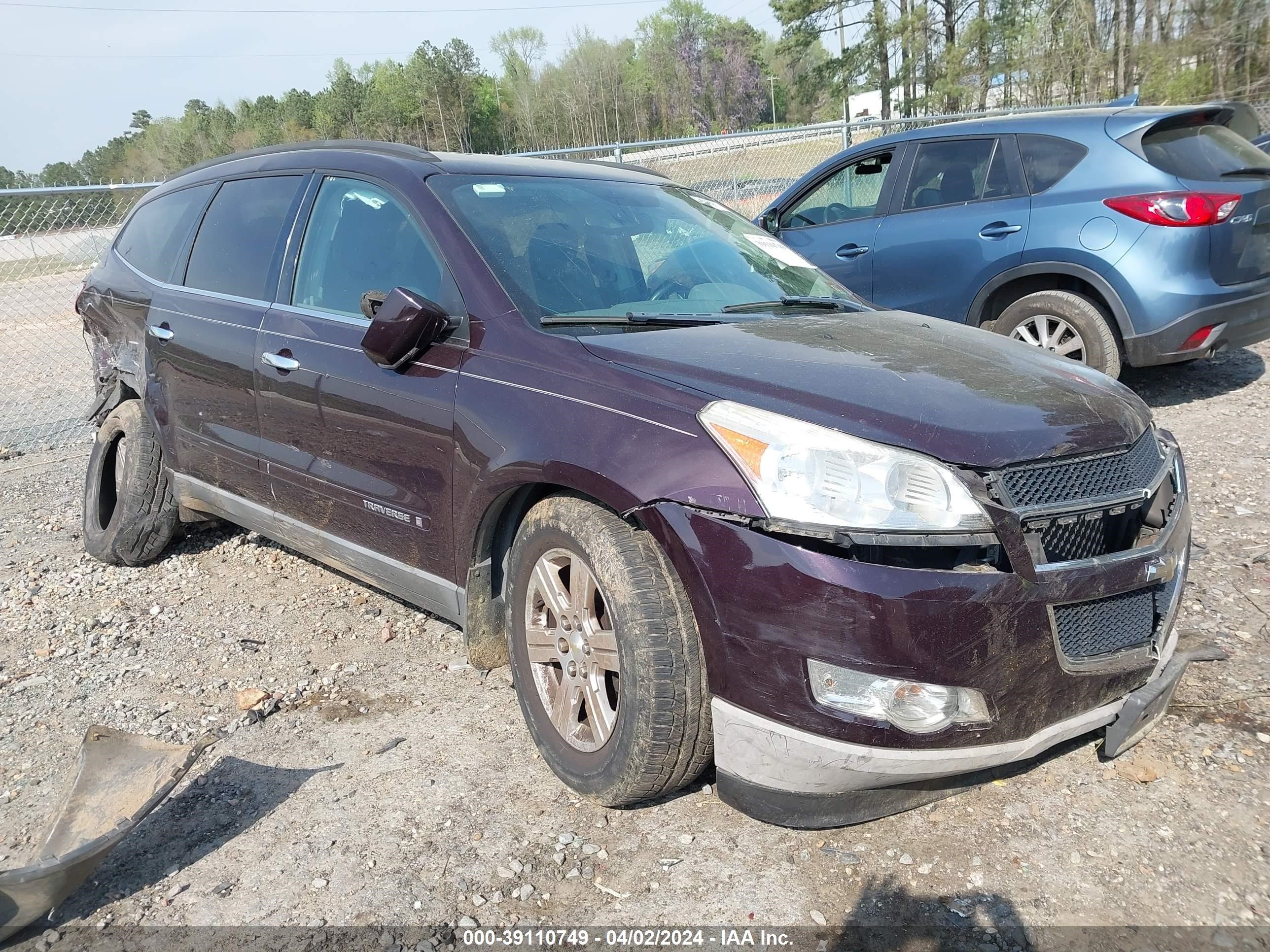 CHEVROLET TRAVERSE 2009 1gnev23d89s177809