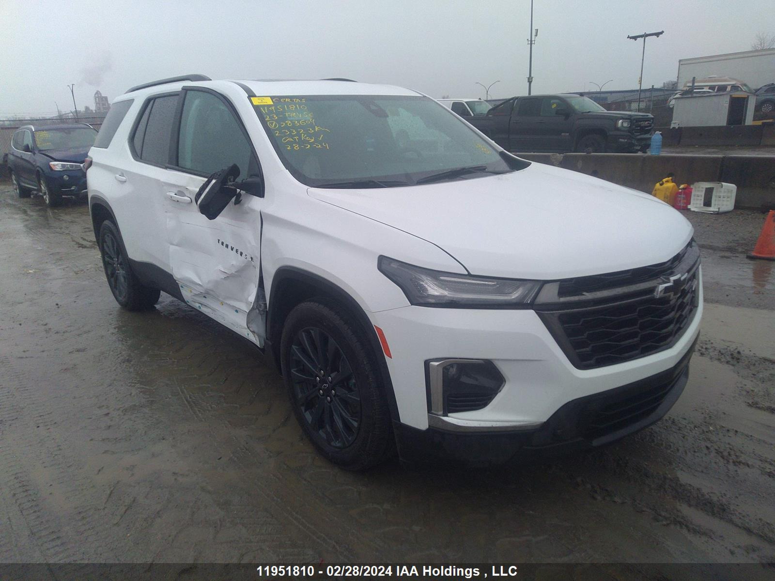 CHEVROLET TRAVERSE 2023 1gnevjkw5pj283604