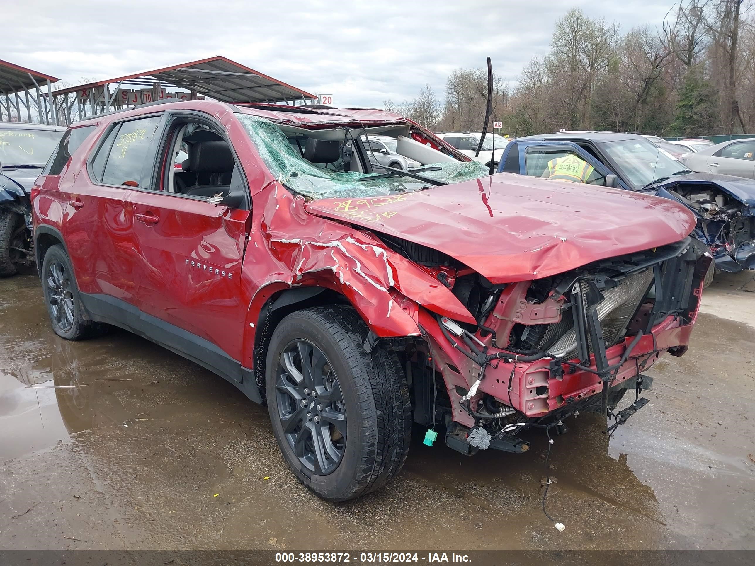 CHEVROLET TRAVERSE 2021 1gnevjkw9mj142403