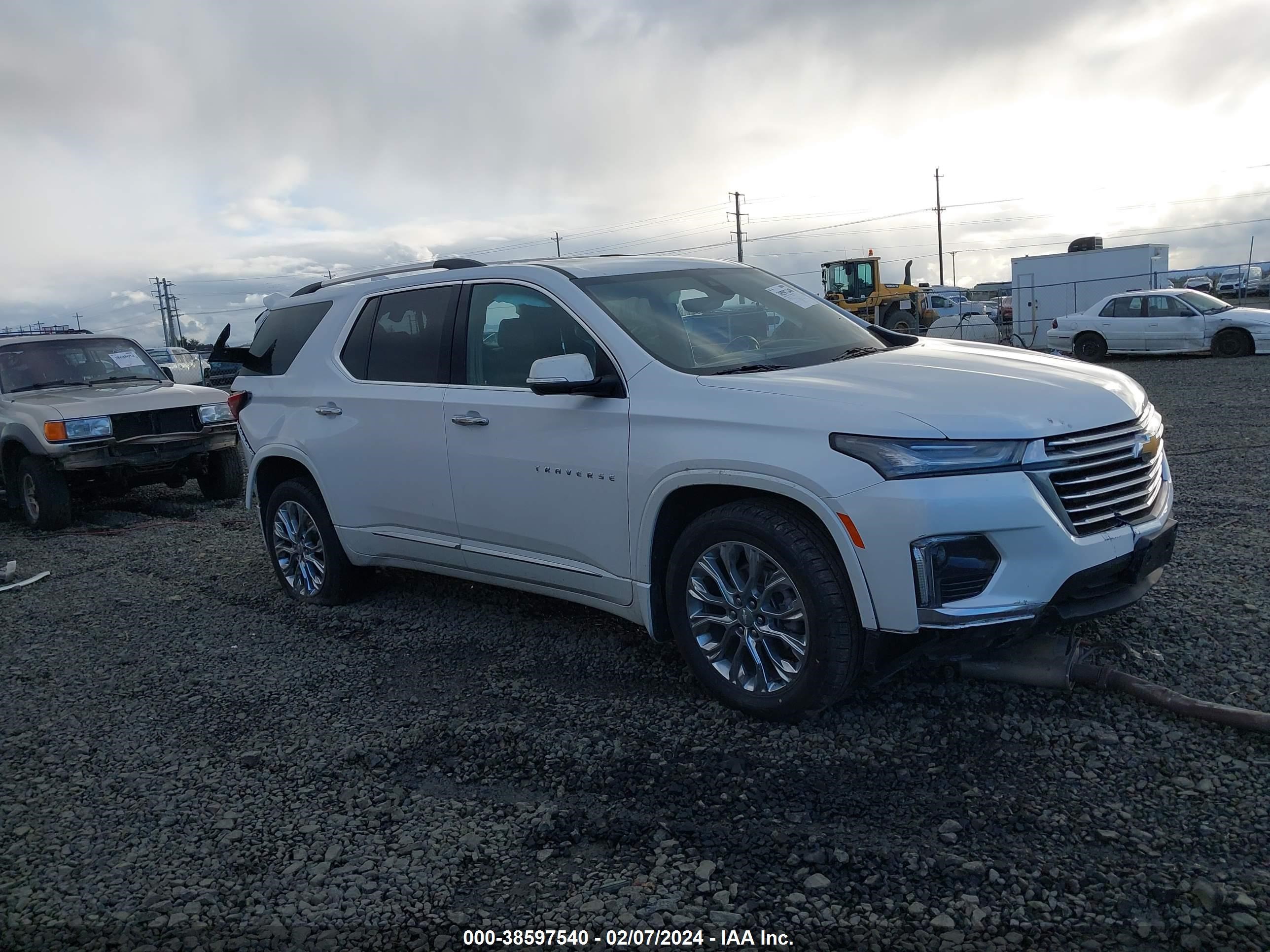 CHEVROLET TRAVERSE 2022 1gnevkkw5nj138193