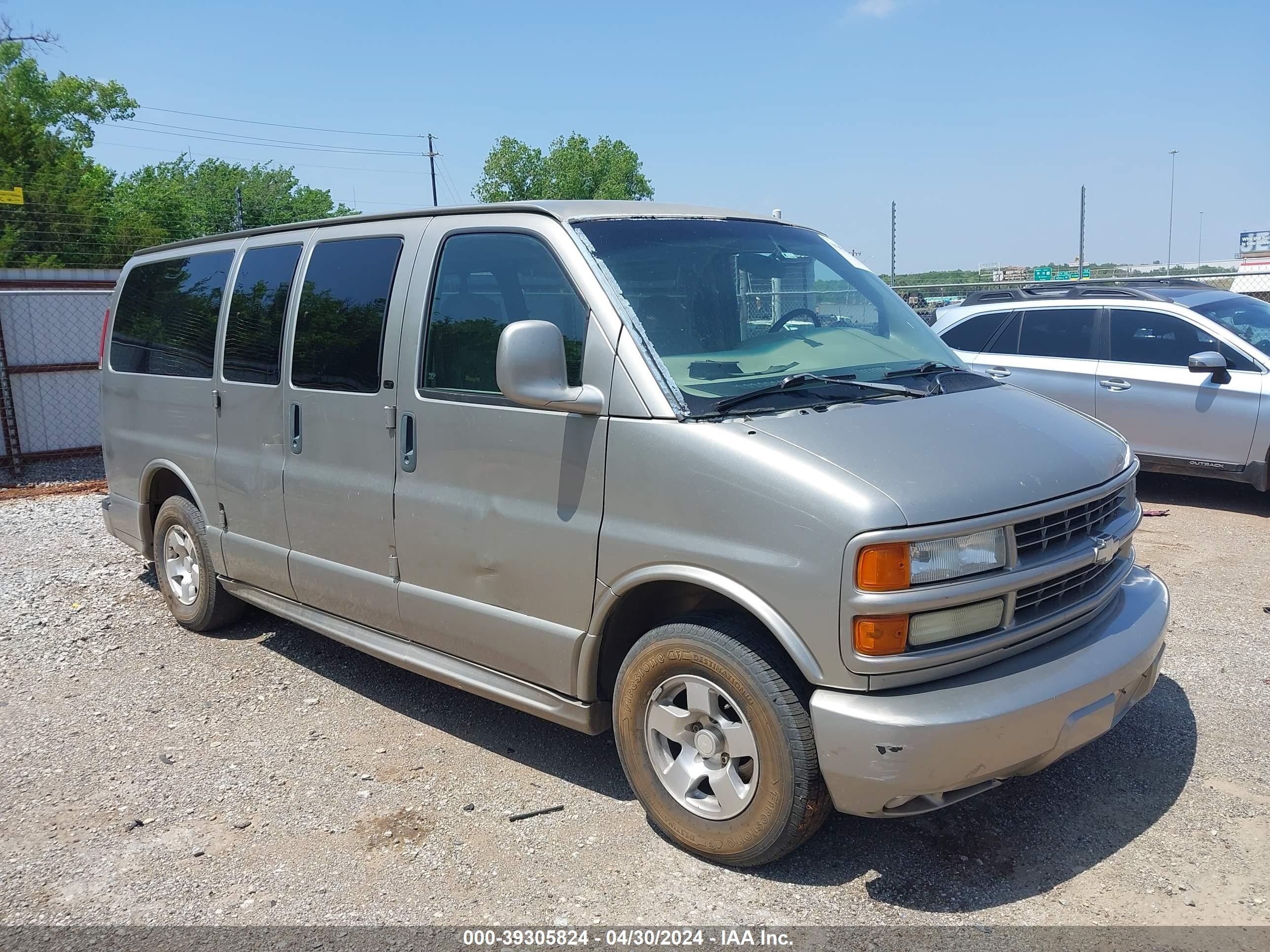 CHEVROLET EXPRESS 2002 1gnfg65r121157024