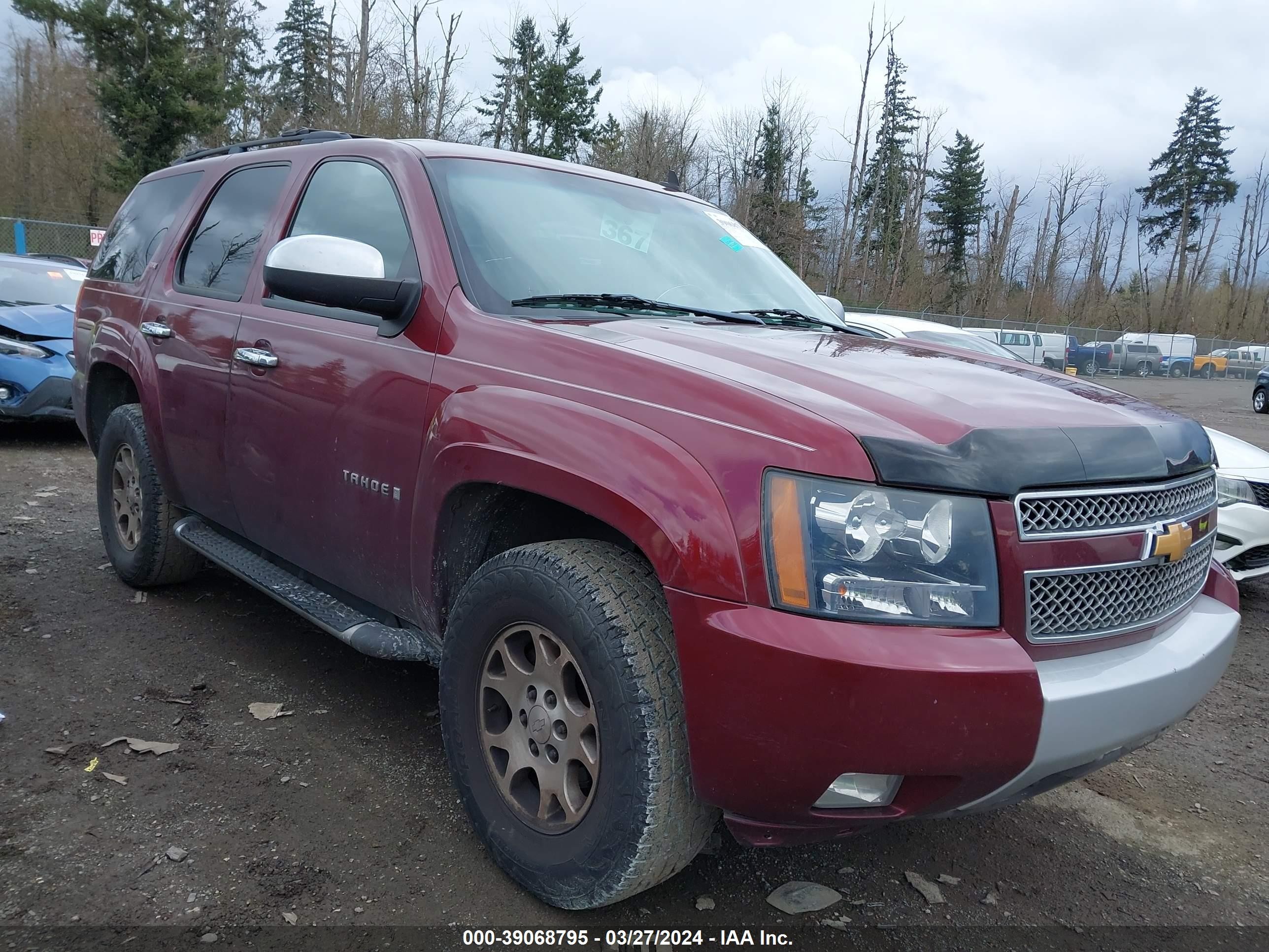 CHEVROLET TAHOE 2008 1gnfk13048r266206