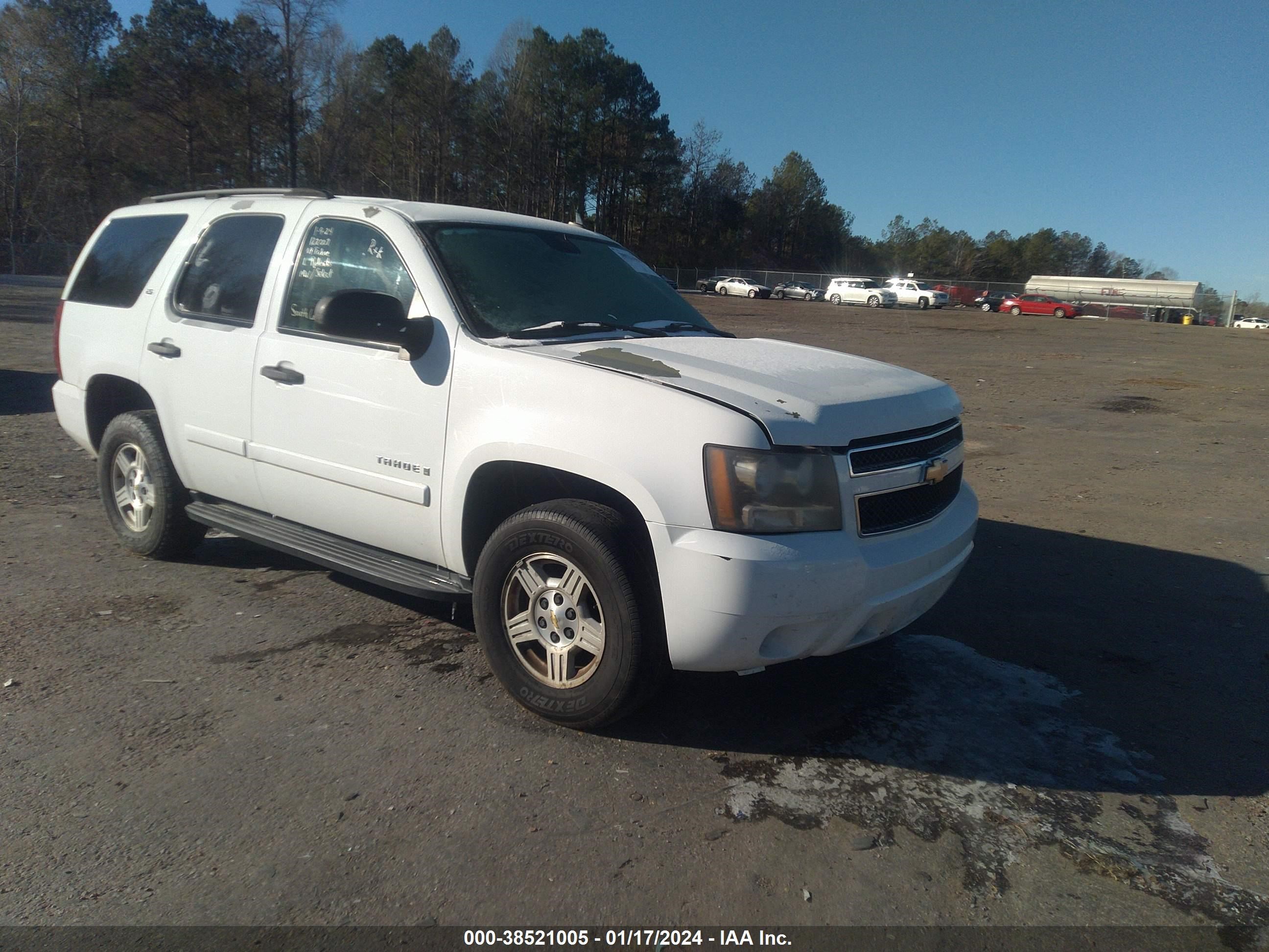 CHEVROLET TAHOE 2007 1gnfk13067j122007