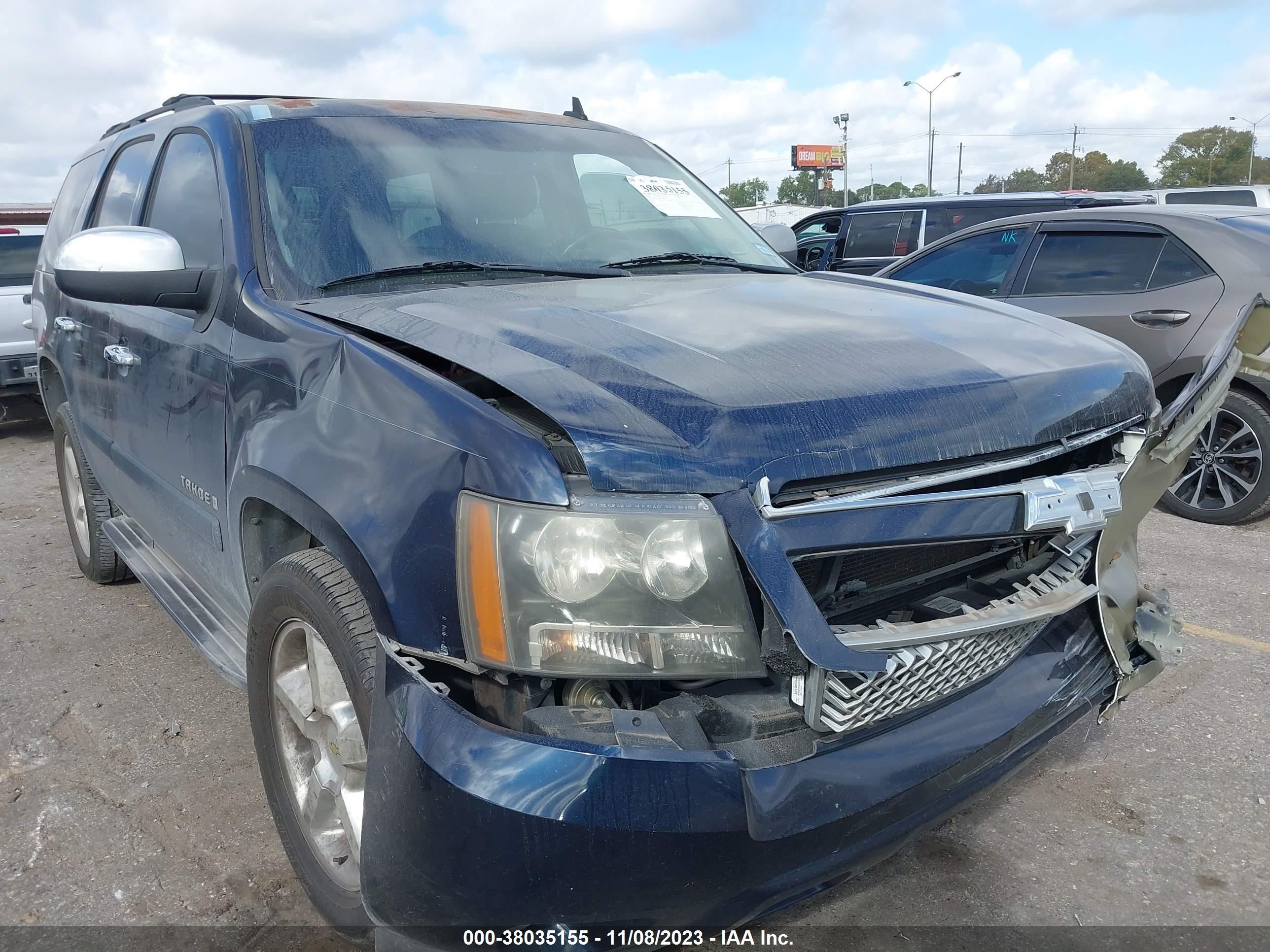 CHEVROLET TAHOE 2008 1gnfk13068r250380