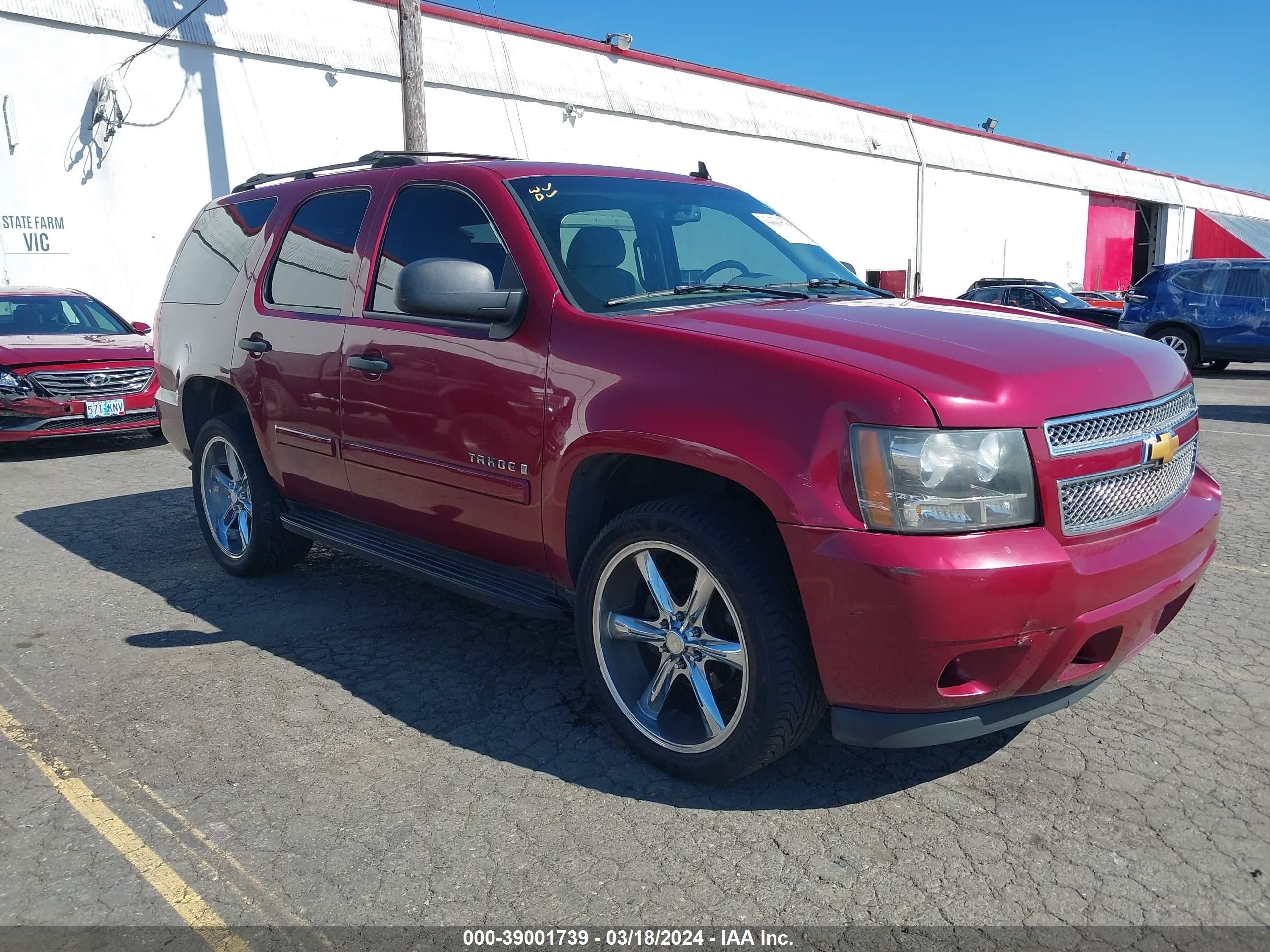 CHEVROLET TAHOE 2007 1gnfk13097r229196