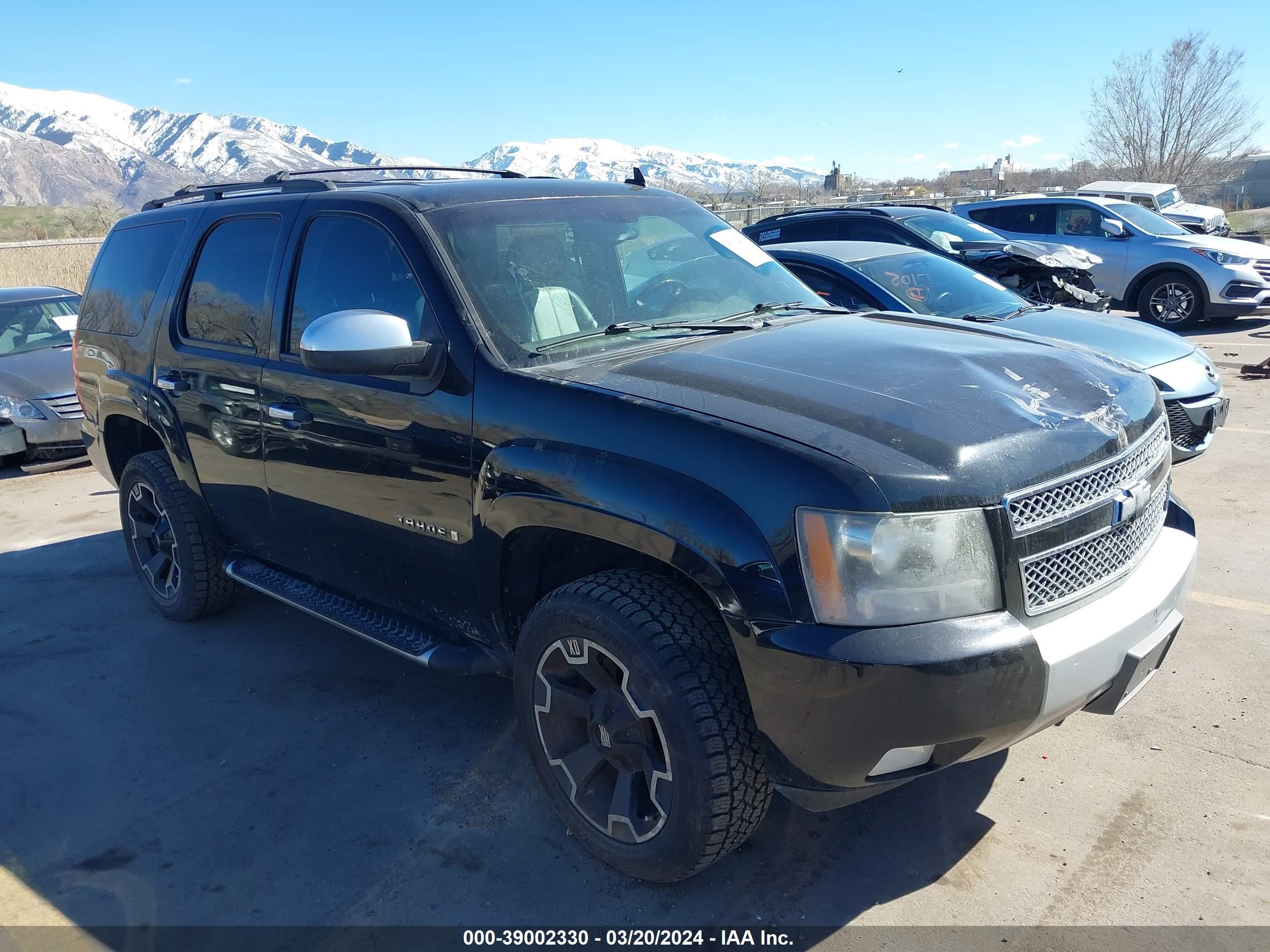 CHEVROLET TAHOE 2008 1gnfk130x8r194394