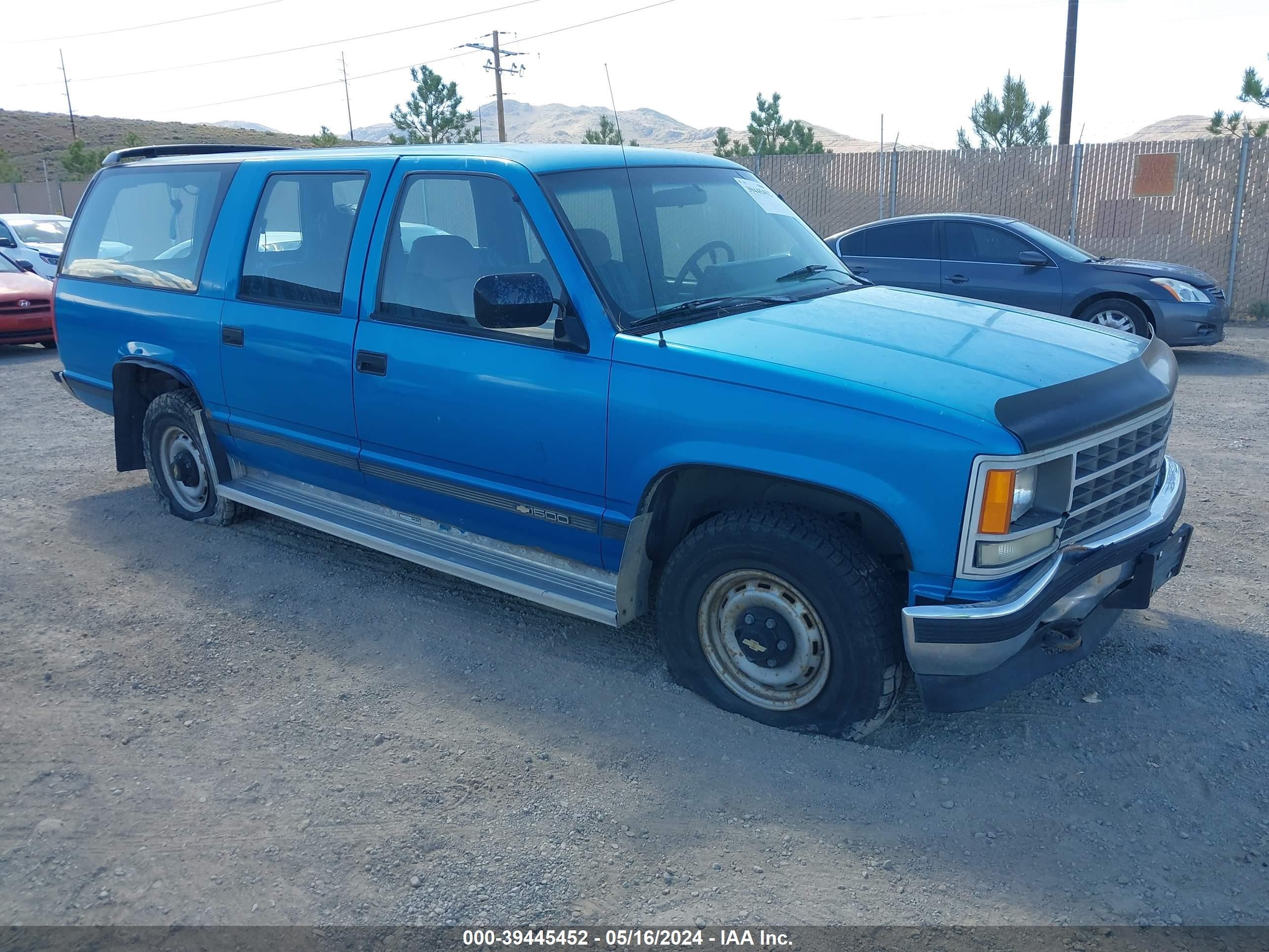 CHEVROLET SUBURBAN 1992 1gnfk16k8nj335311