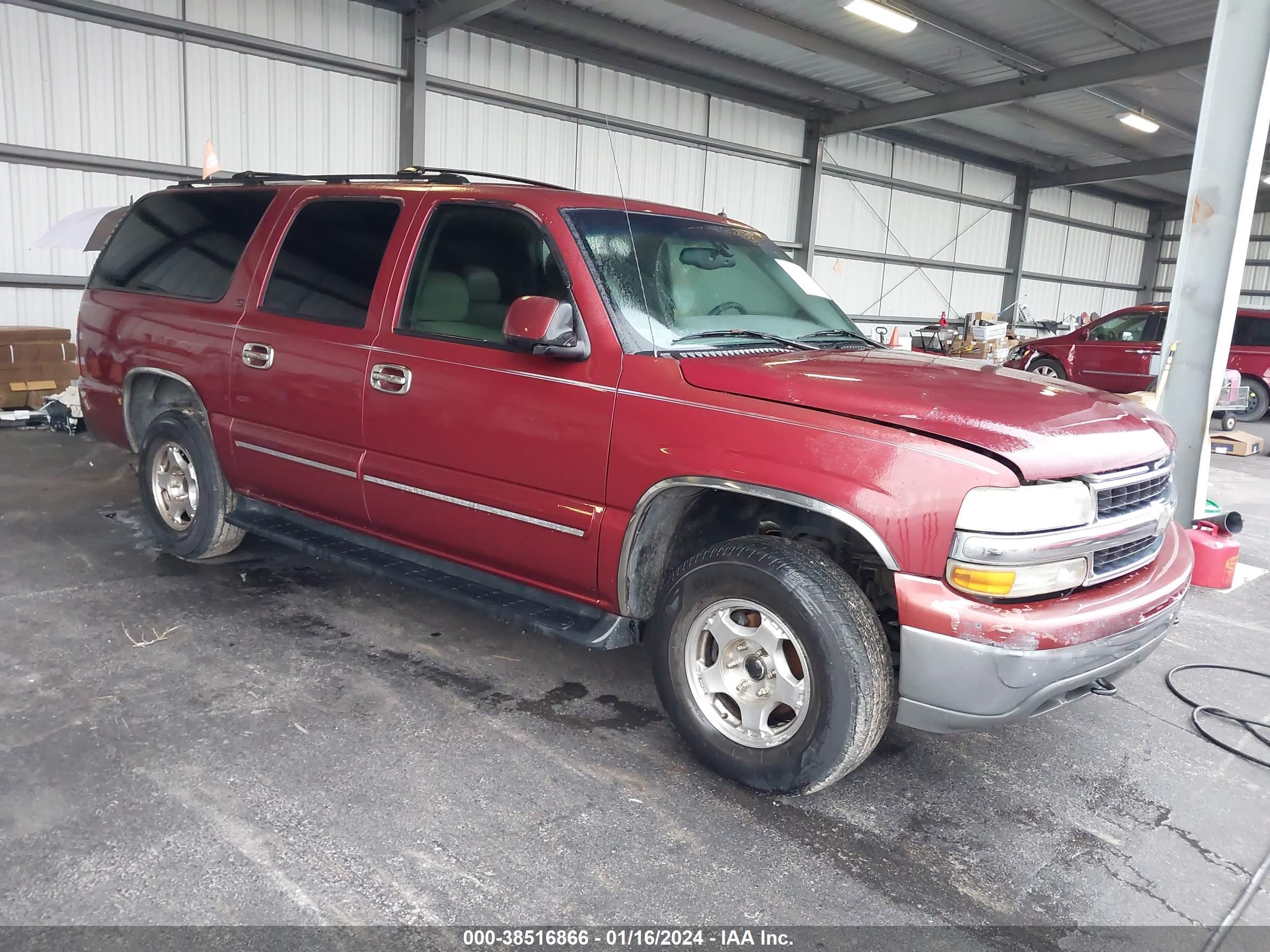 CHEVROLET SUBURBAN 2002 1gnfk16z92j206325