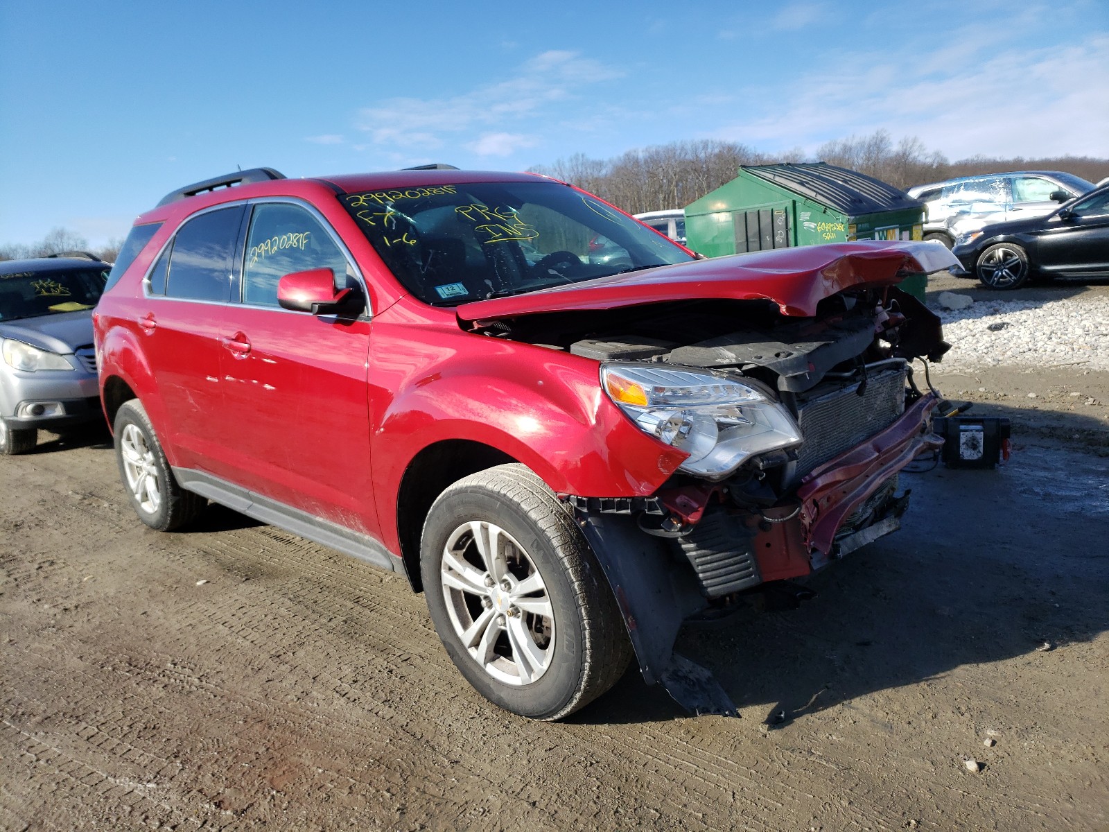 CHEVROLET EQUINOX LT 2015 1gnflfek8fz140291