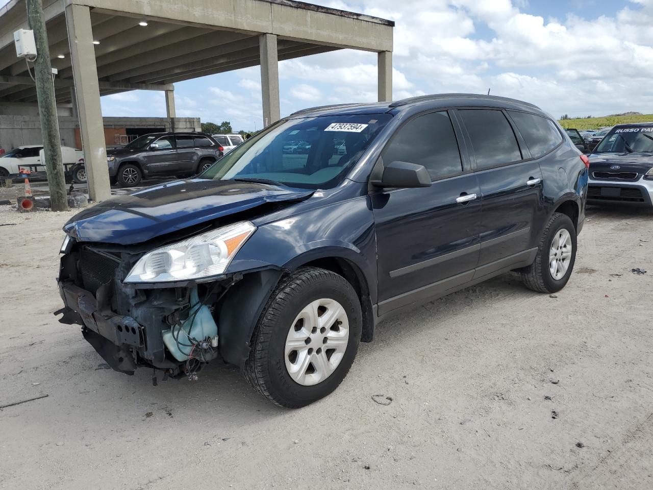 CHEVROLET TRAVERSE 2011 1gnkreed0bj345993