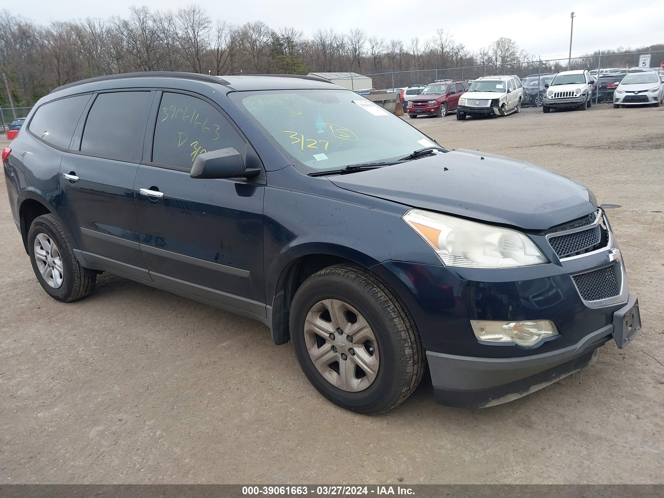 CHEVROLET TRAVERSE 2012 1gnkreed4cj266392