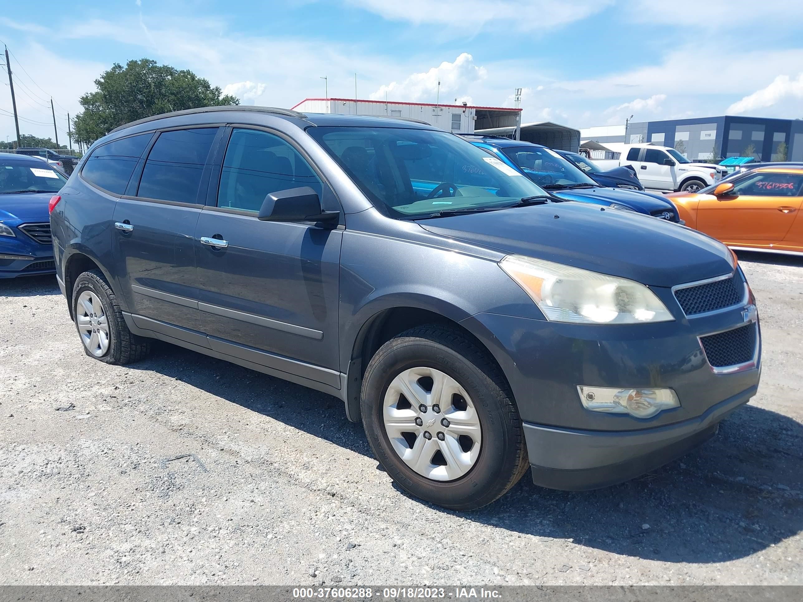 CHEVROLET TRAVERSE 2012 1gnkrfed1cj376158