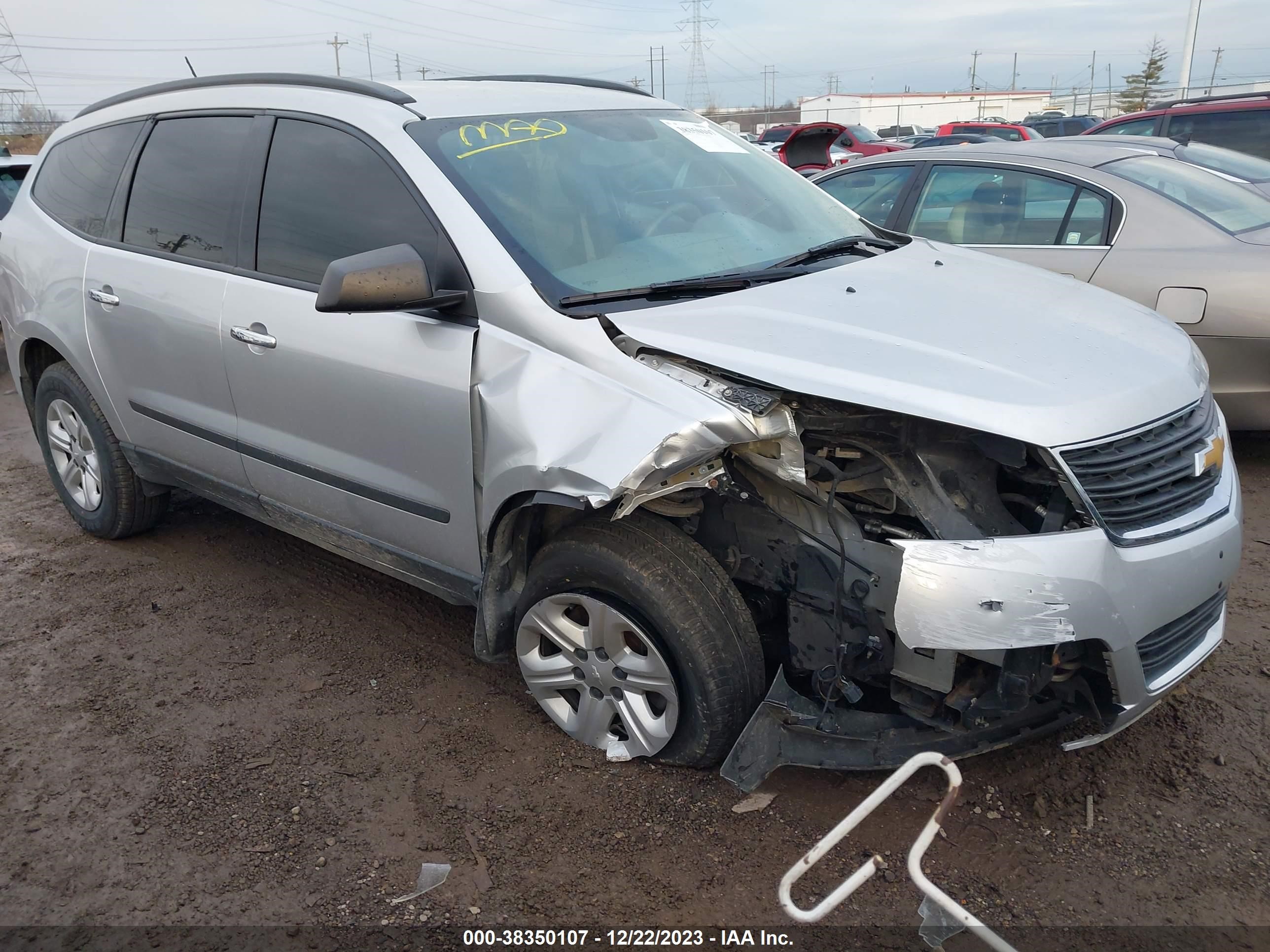 CHEVROLET TRAVERSE 2014 1gnkrfed2ej333886