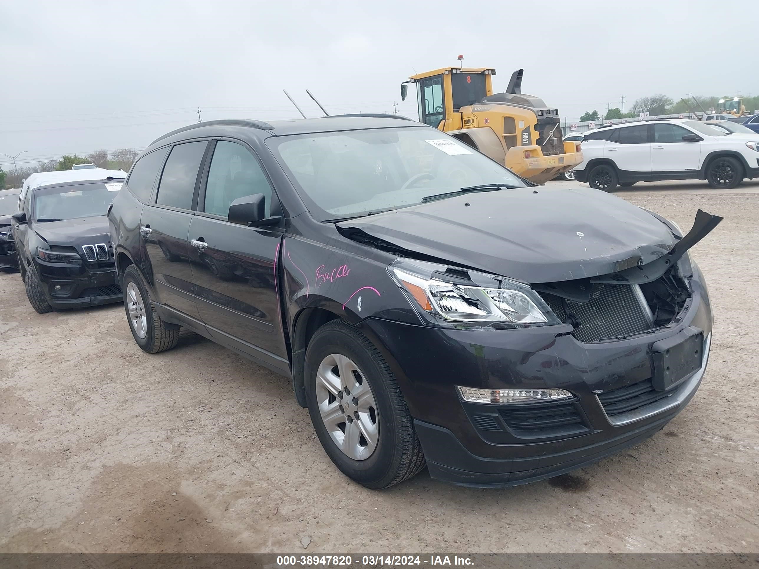 CHEVROLET TRAVERSE 2014 1gnkrfed2ej344905