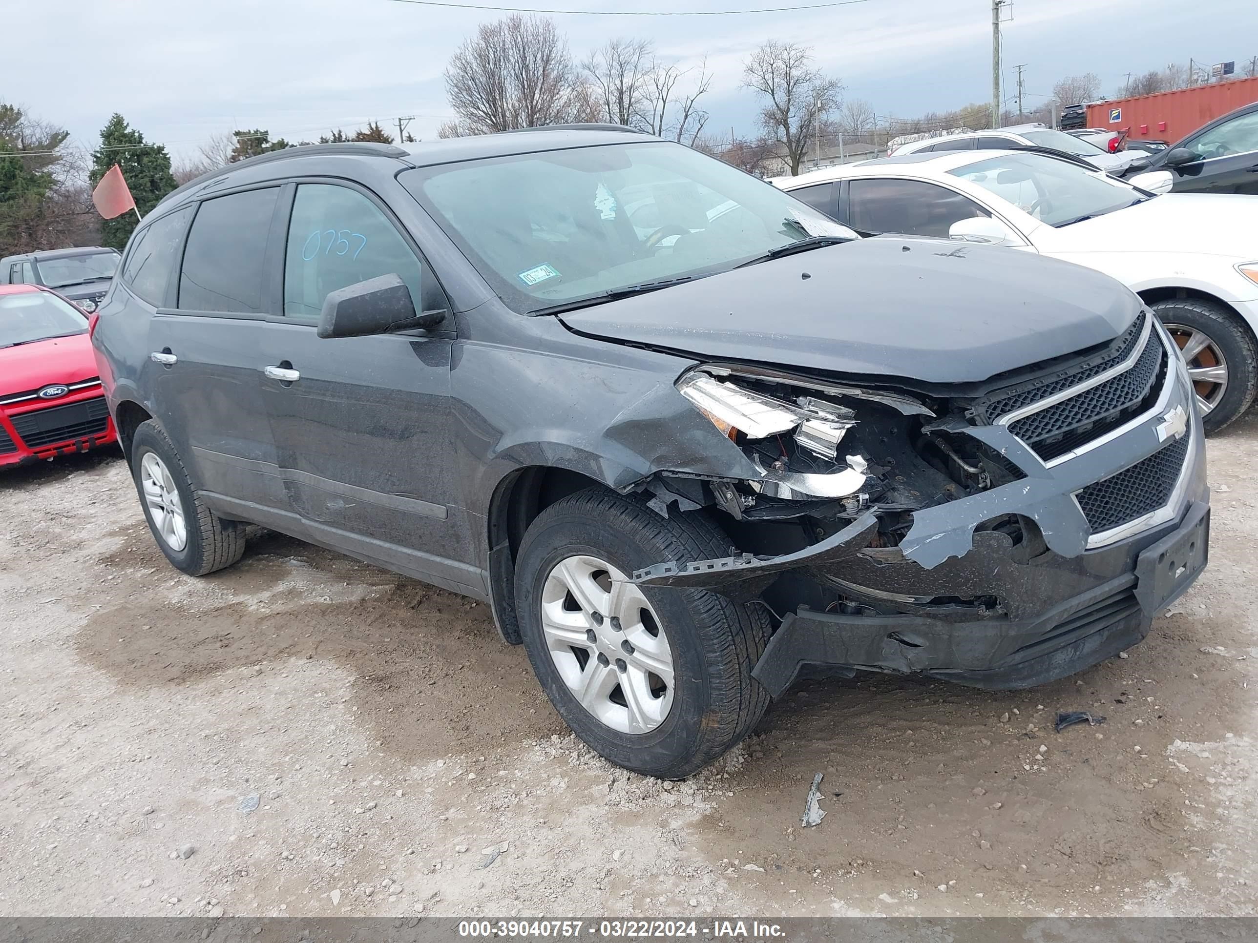 CHEVROLET TRAVERSE 2012 1gnkrfed3cj390160