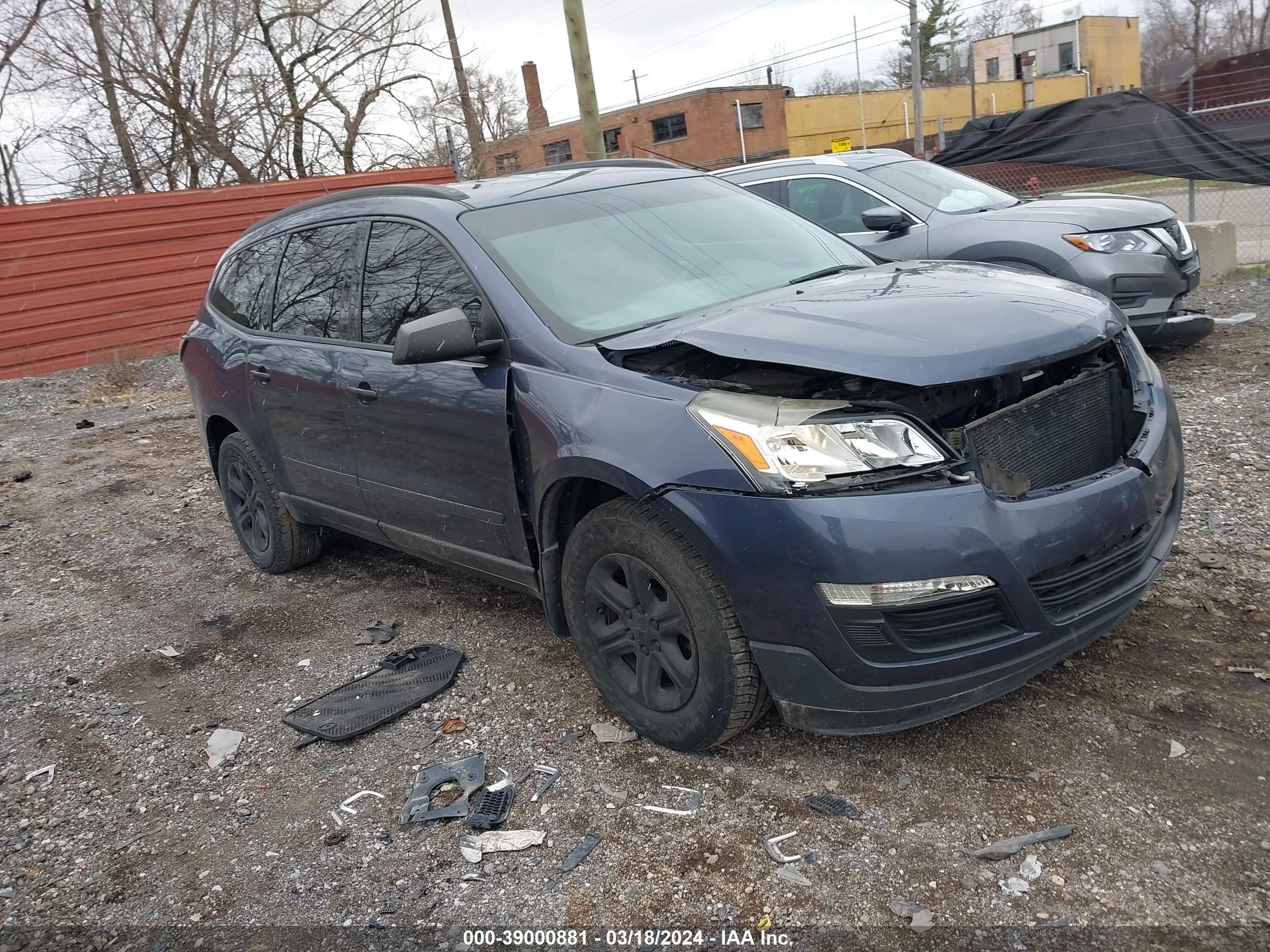 CHEVROLET TRAVERSE 2013 1gnkrfed3dj105667