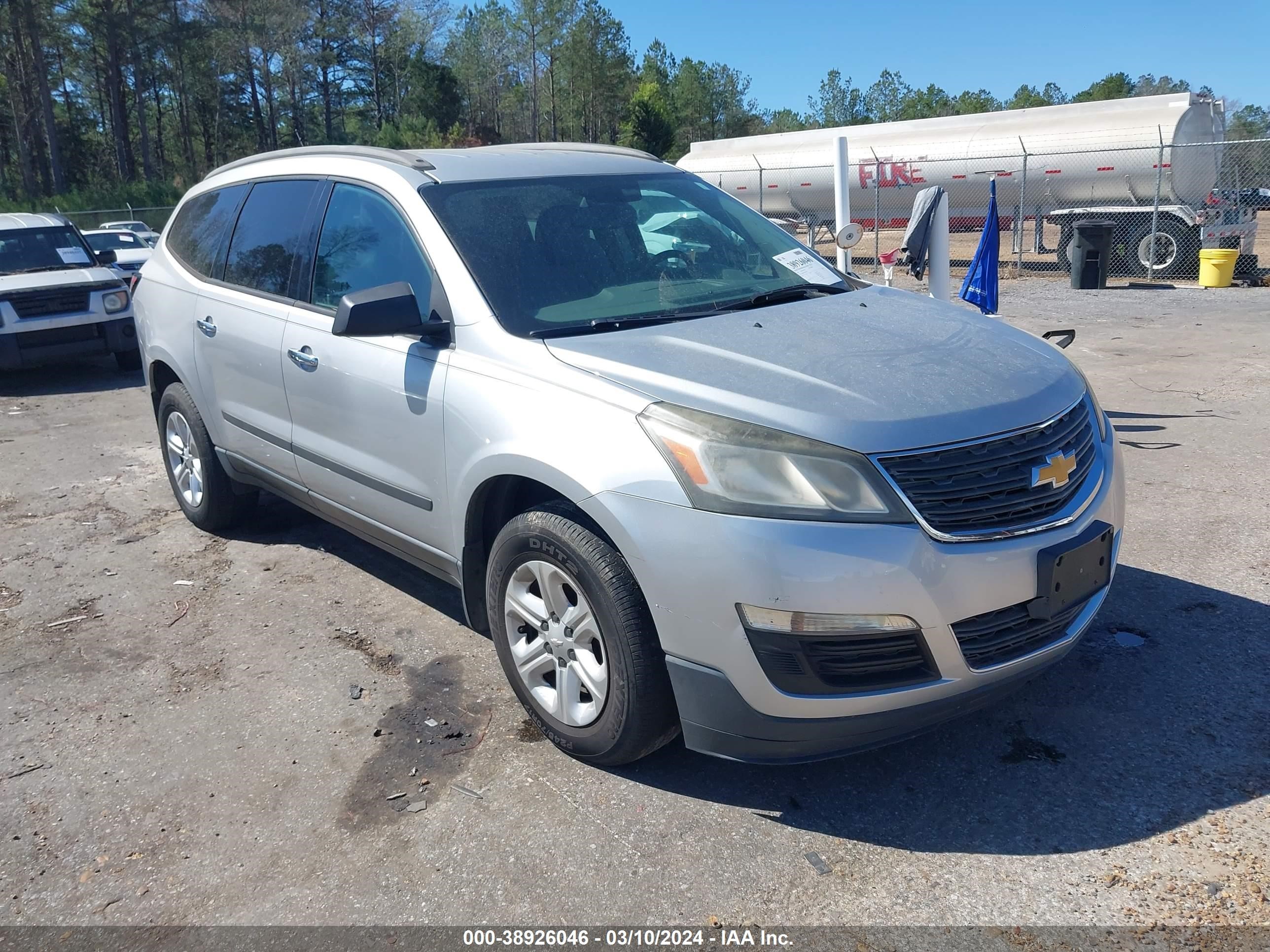 CHEVROLET TRAVERSE 2013 1gnkrfed7dj102920