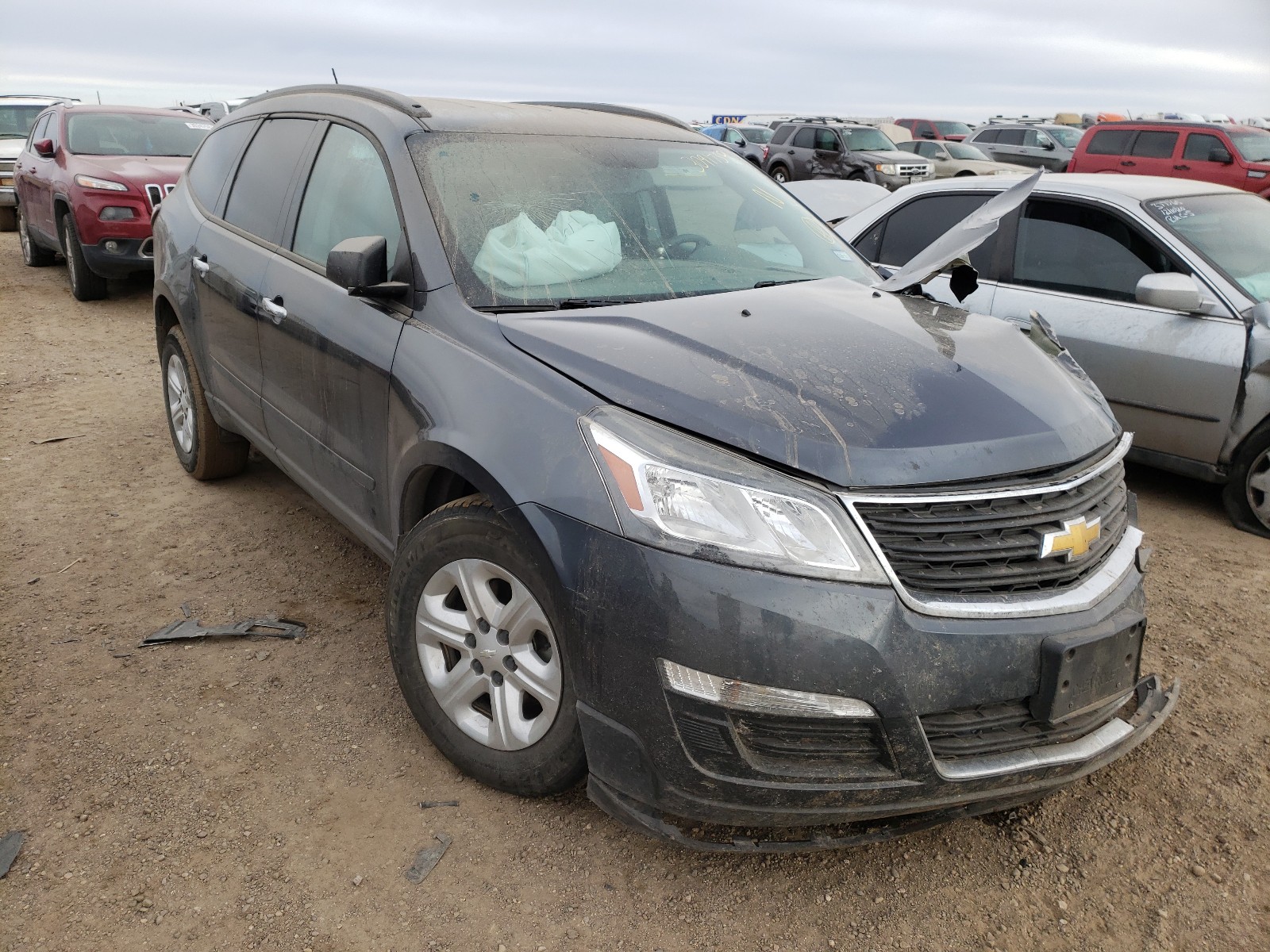 CHEVROLET TRAVERSE 2014 1gnkrfed9ej270060