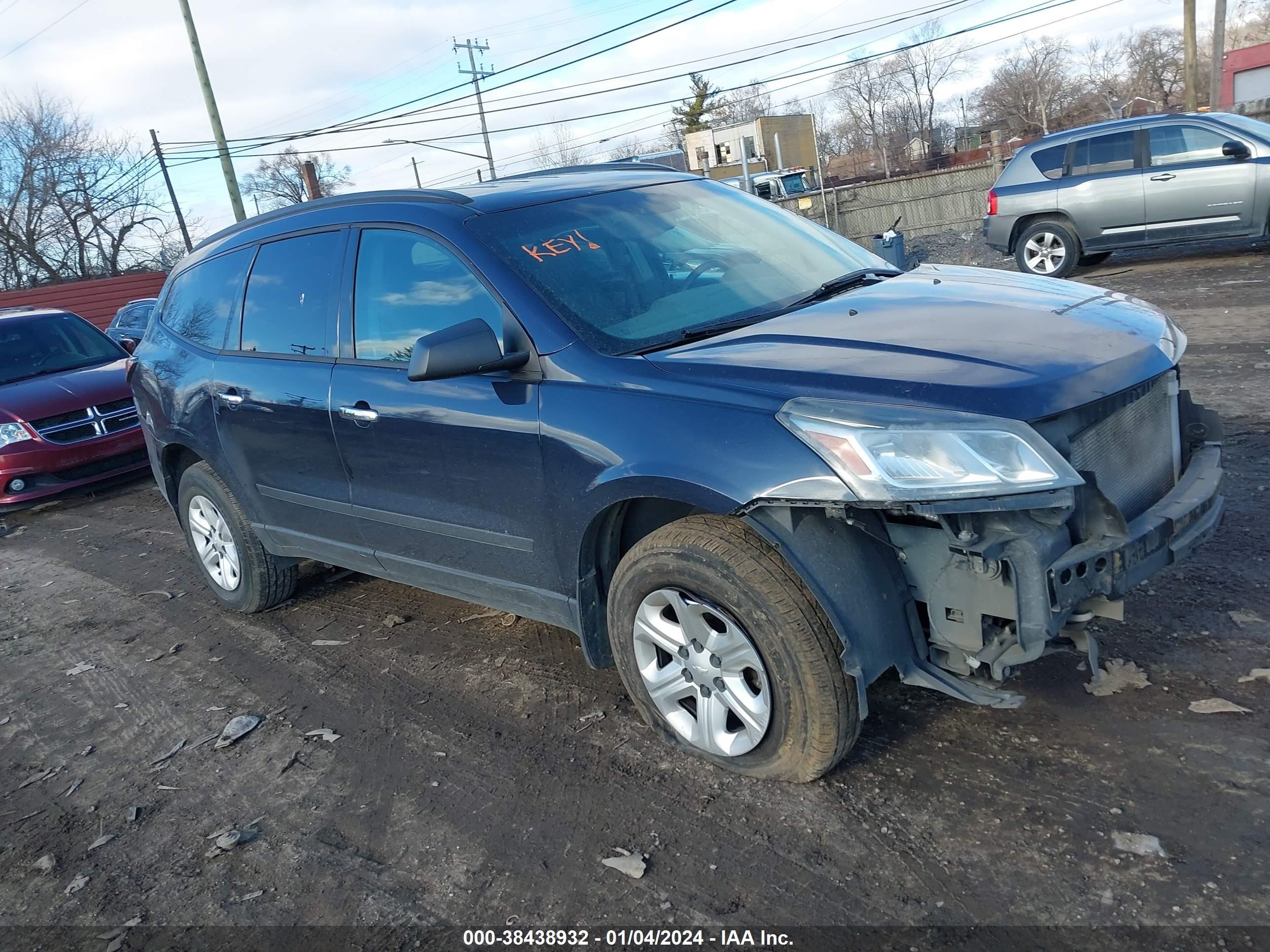 CHEVROLET TRAVERSE 2015 1gnkrfed9fj337225