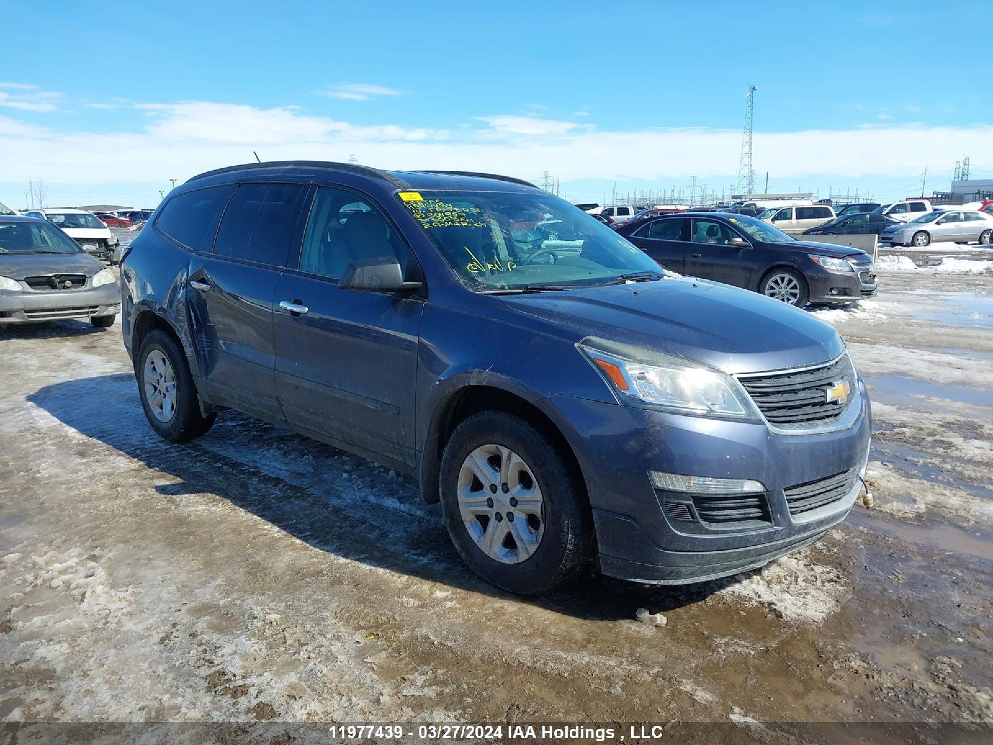 CHEVROLET TRAVERSE 2014 1gnkrfkd6ej304959