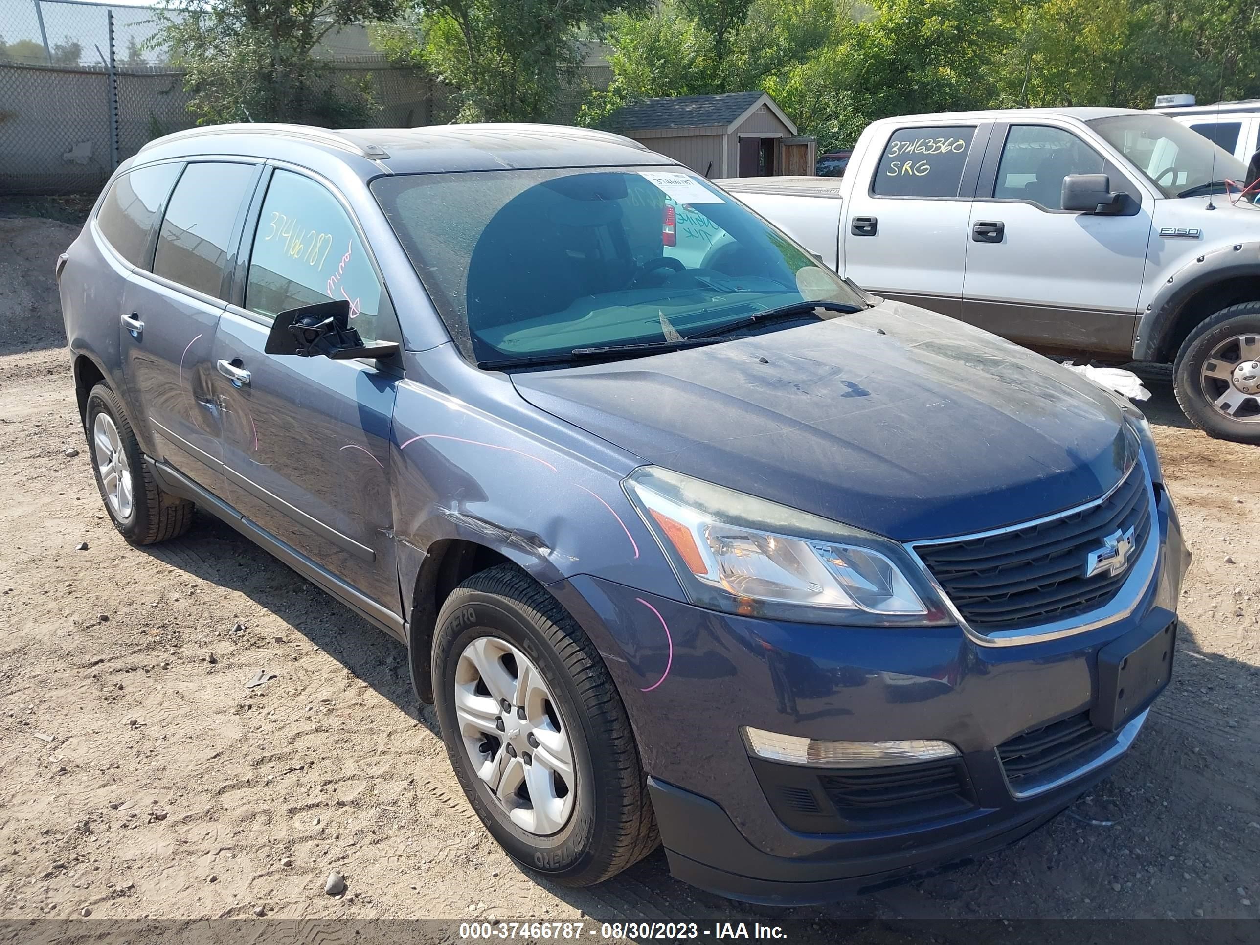 CHEVROLET TRAVERSE 2014 1gnkrfkd8ej118209