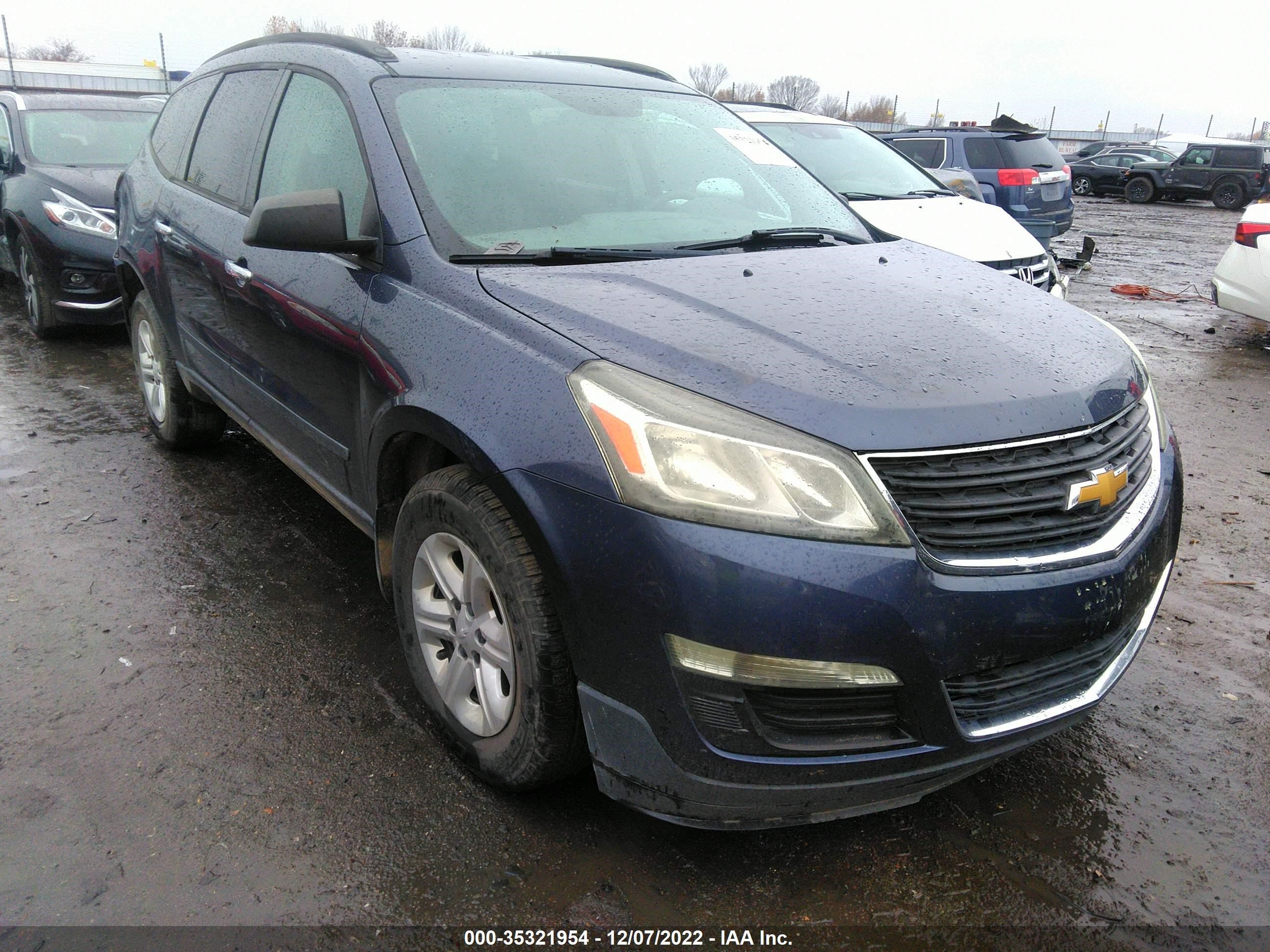 CHEVROLET TRAVERSE 2014 1gnkrfkd8ej139822