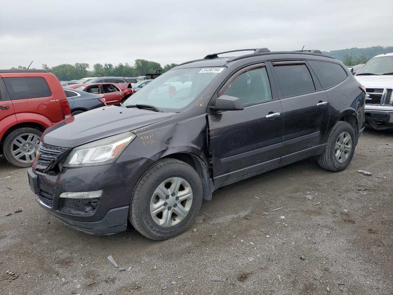 CHEVROLET TRAVERSE 2014 1gnkrfkdxej354148