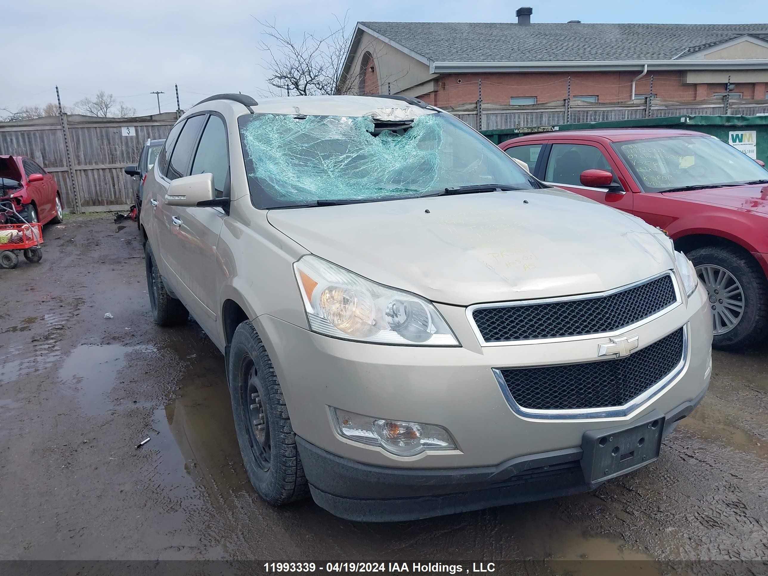 CHEVROLET TRAVERSE 2011 1gnkrged0bj172620