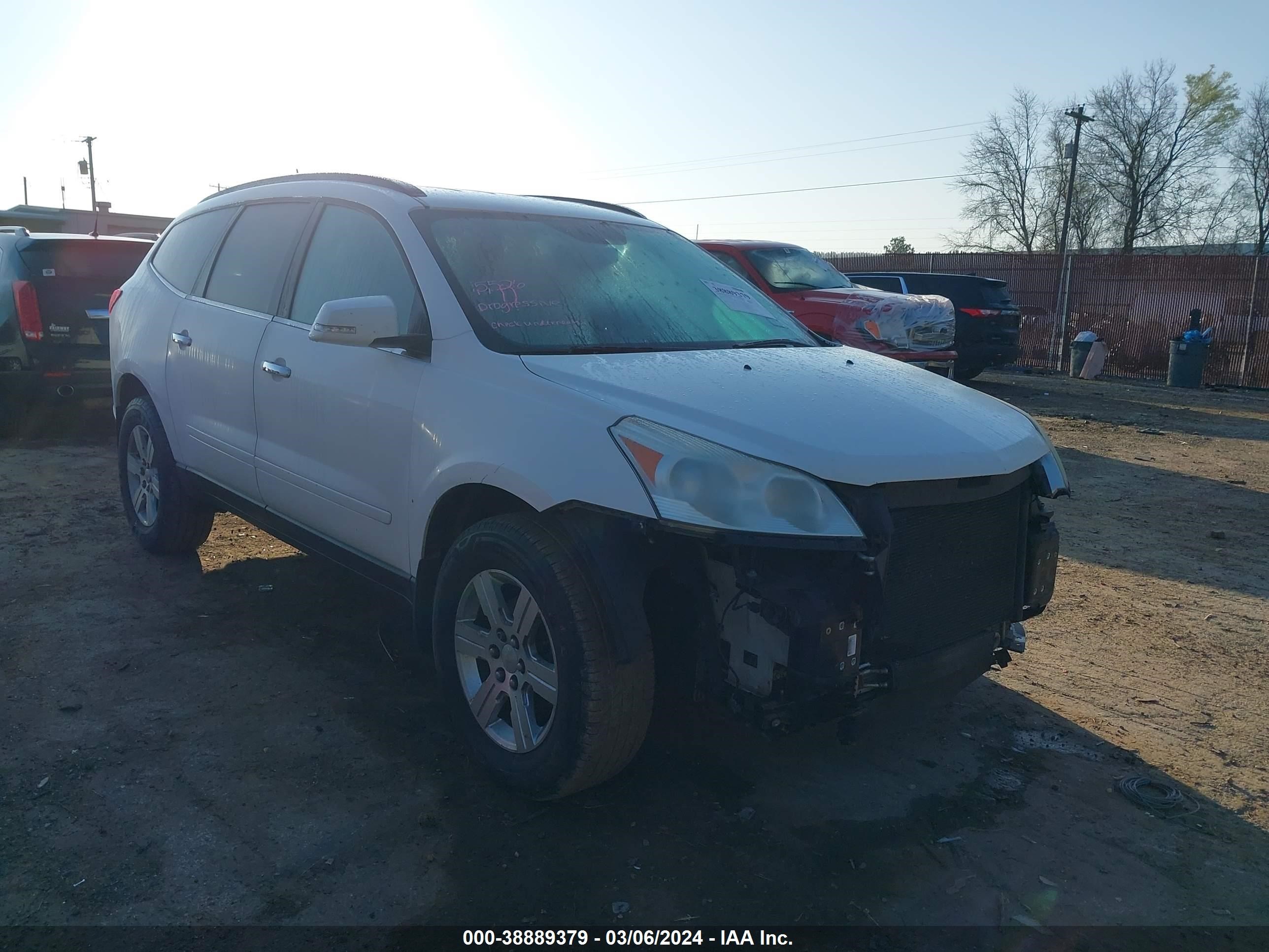 CHEVROLET TRAVERSE 2012 1gnkrged0cj107378