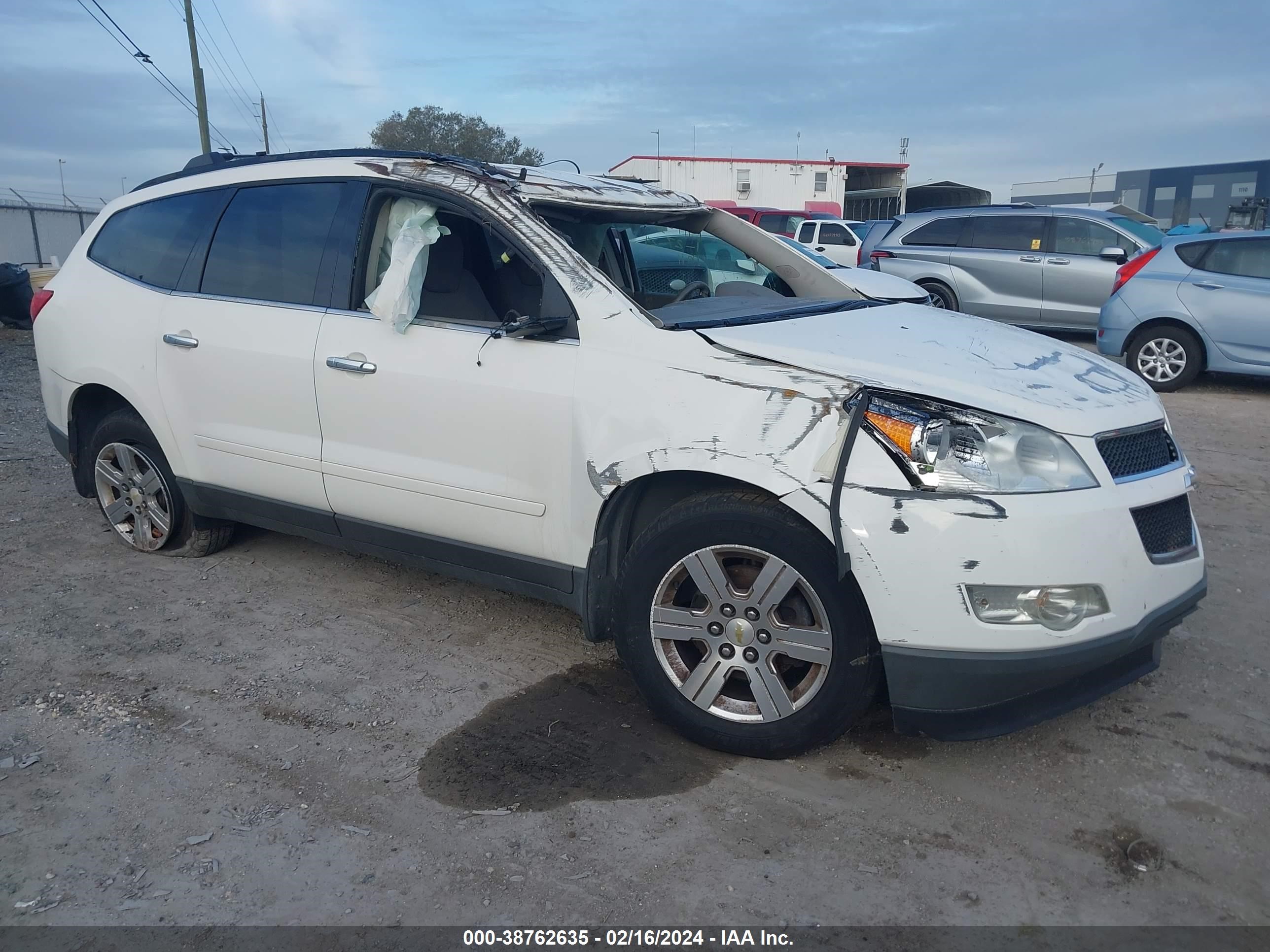 CHEVROLET TRAVERSE 2012 1gnkrged9cj253052