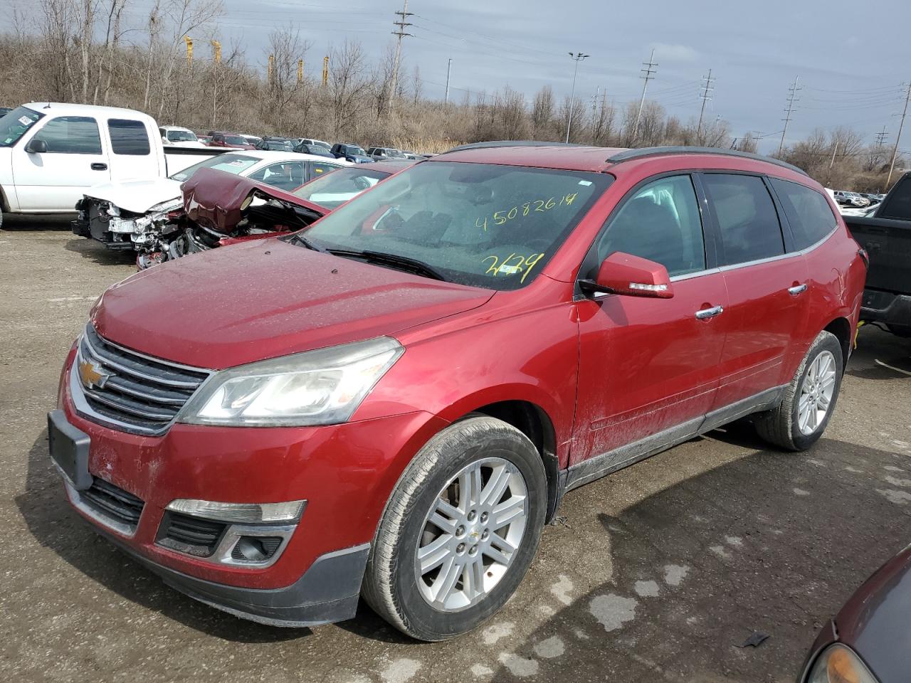 CHEVROLET TRAVERSE 2014 1gnkrgkd6ej185722