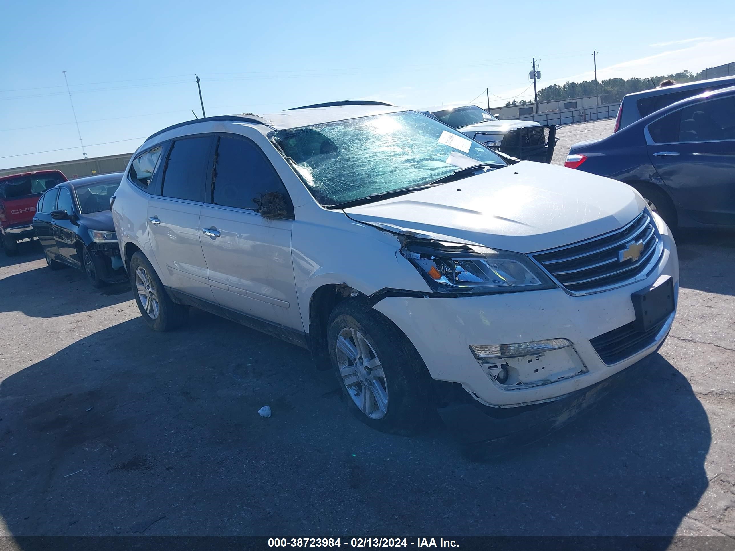 CHEVROLET TRAVERSE 2014 1gnkrgkdxej285757