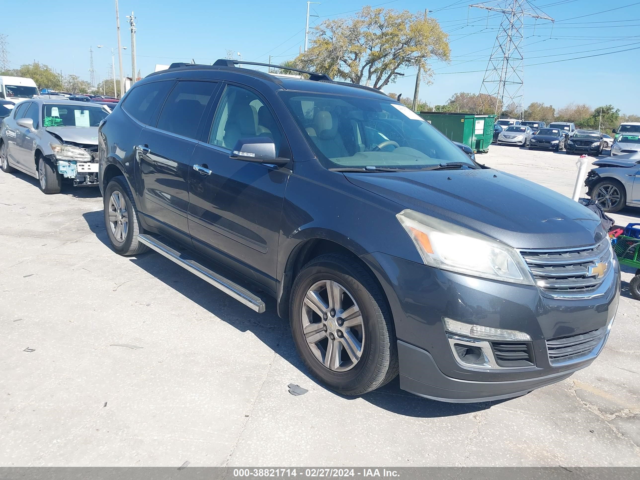 CHEVROLET TRAVERSE 2014 1gnkrhkd1ej186508