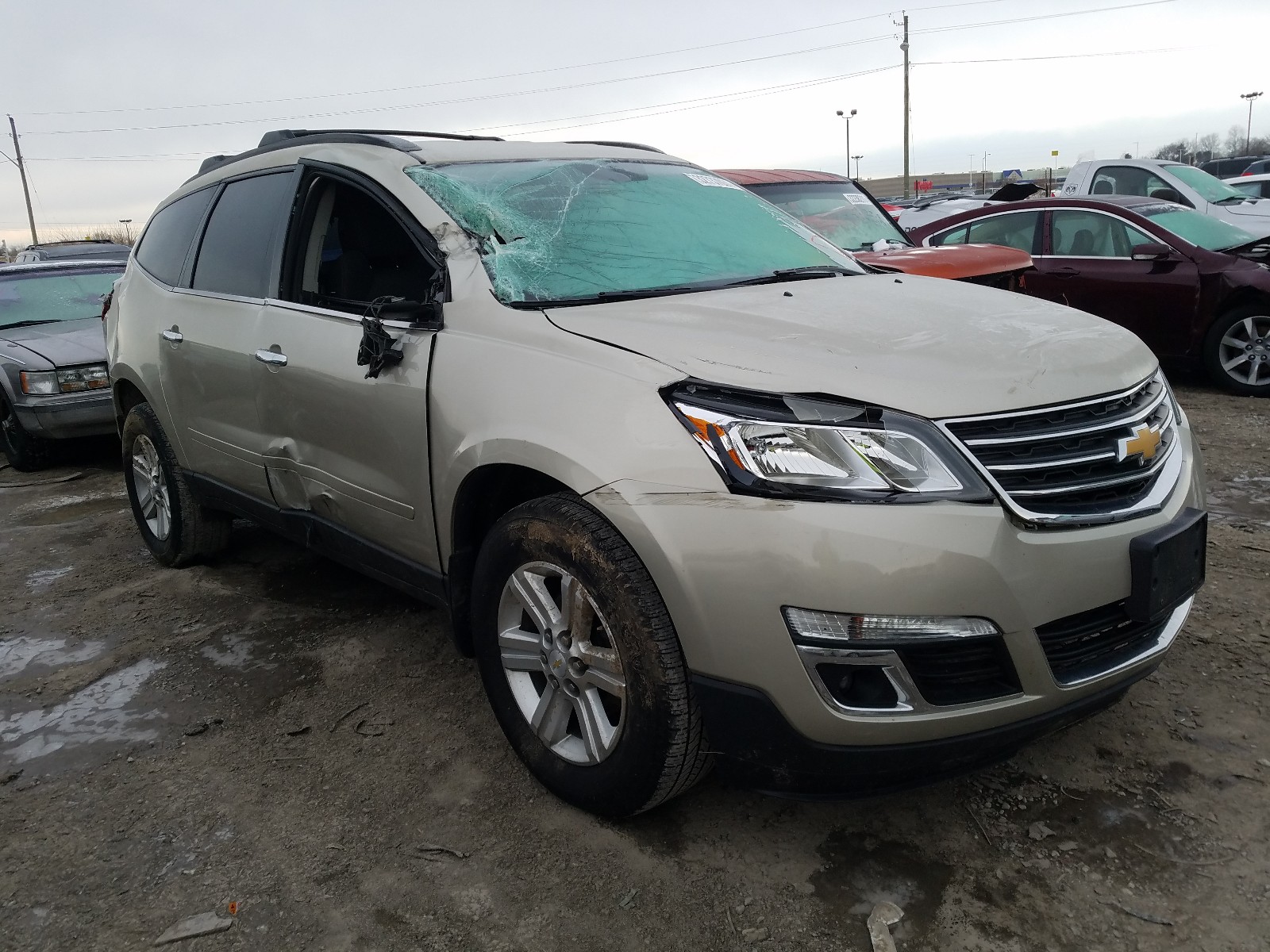 CHEVROLET TRAVERSE L 2014 1gnkrhkd3ej135057