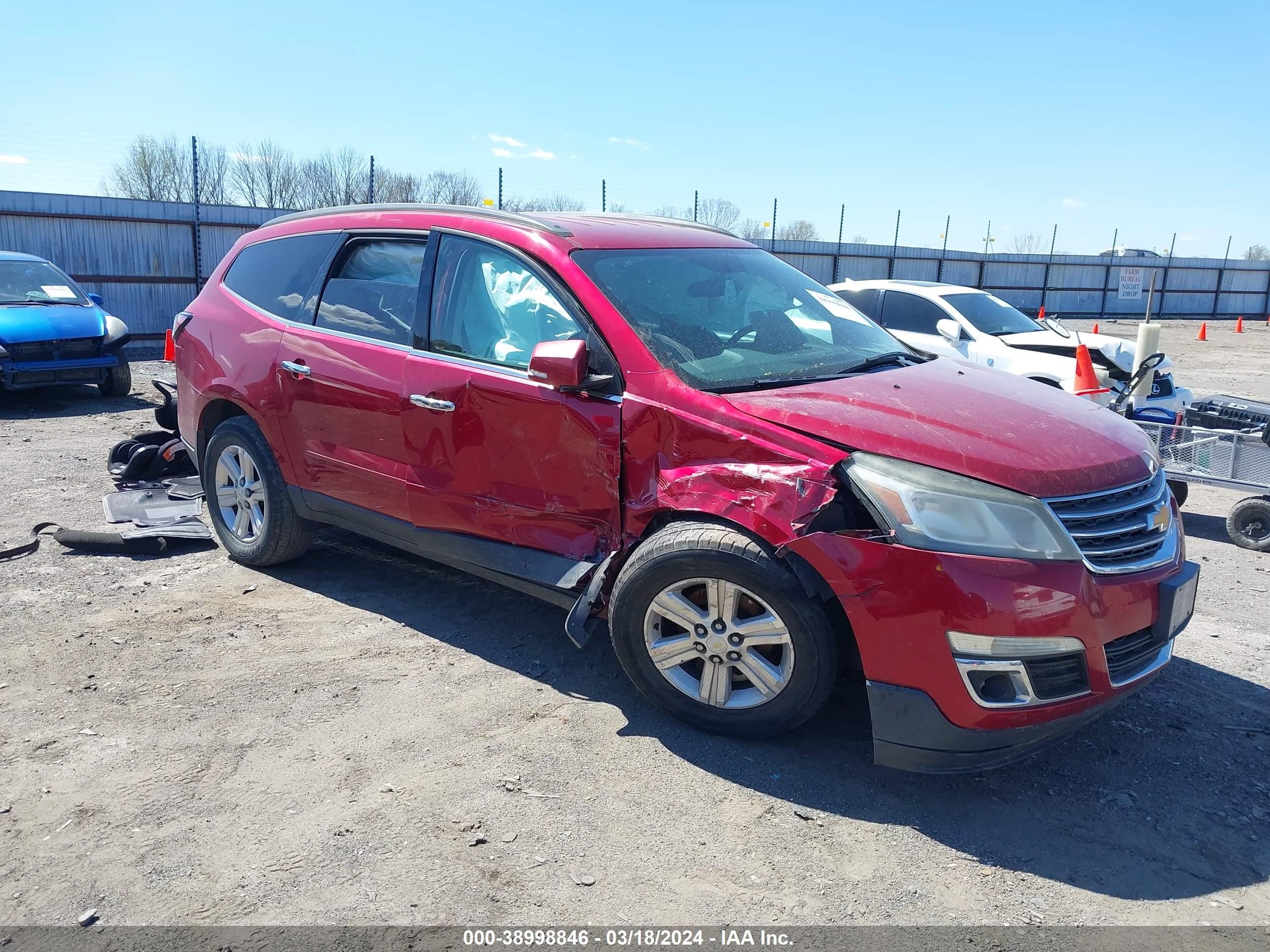 CHEVROLET TRAVERSE 2014 1gnkrhkd5ej321523