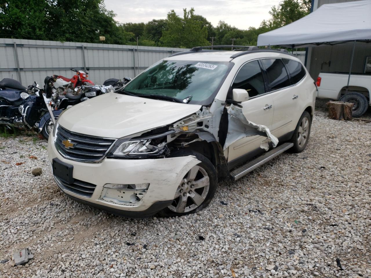 CHEVROLET TRAVERSE 2014 1gnkrjkd3ej181480