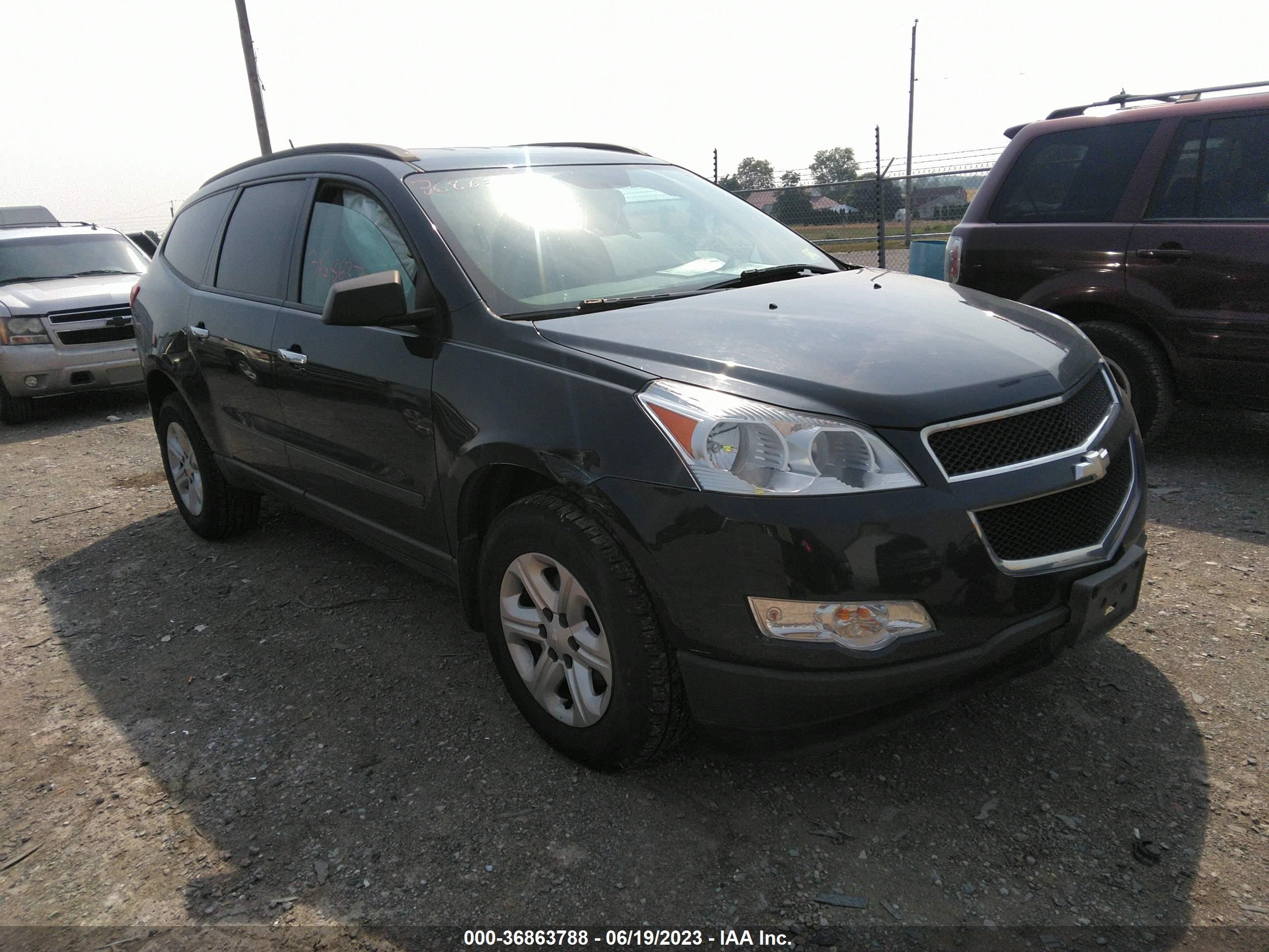 CHEVROLET TRAVERSE 2012 1gnkvfed4cj221521