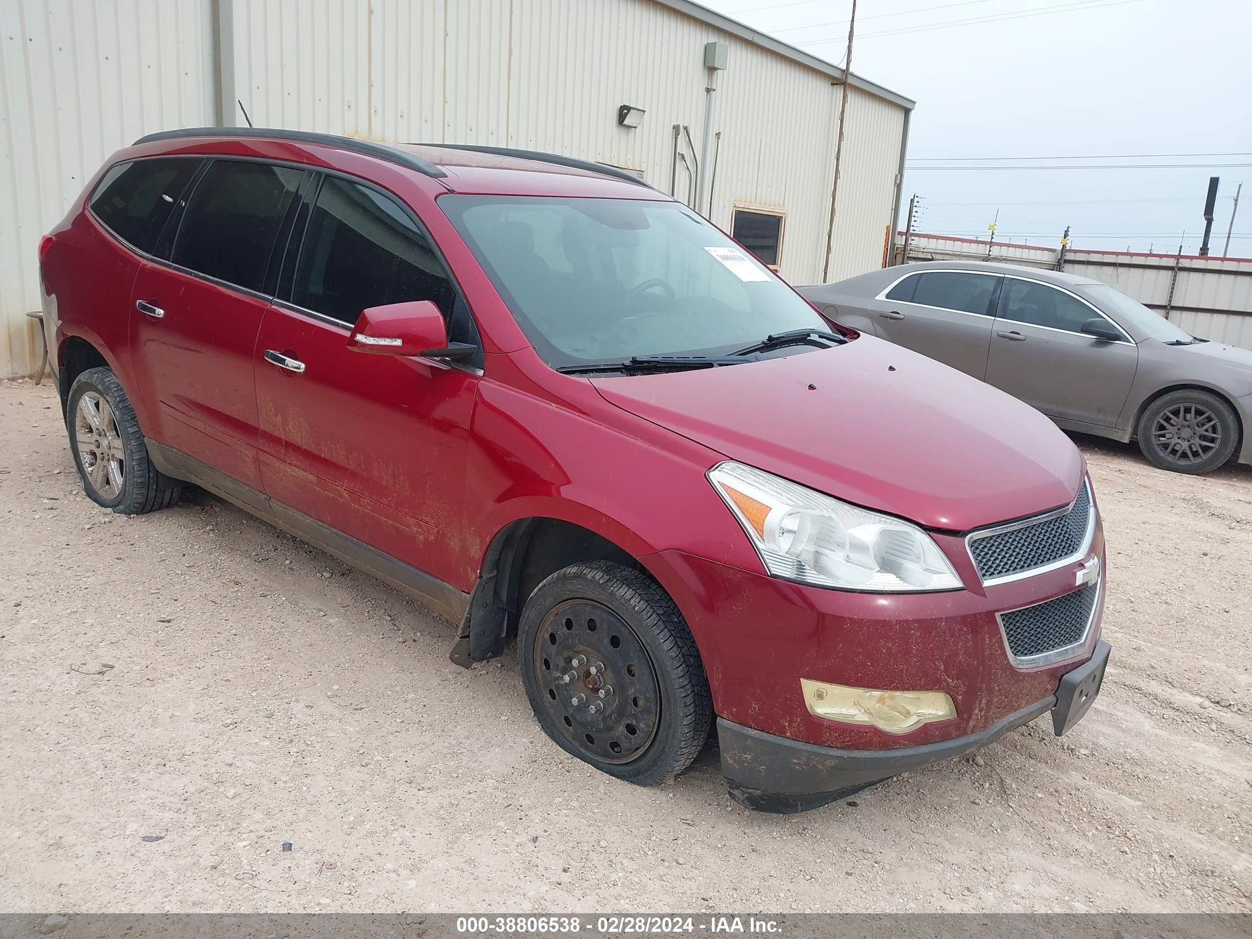 CHEVROLET TRAVERSE 2012 1gnkvged9cj127902