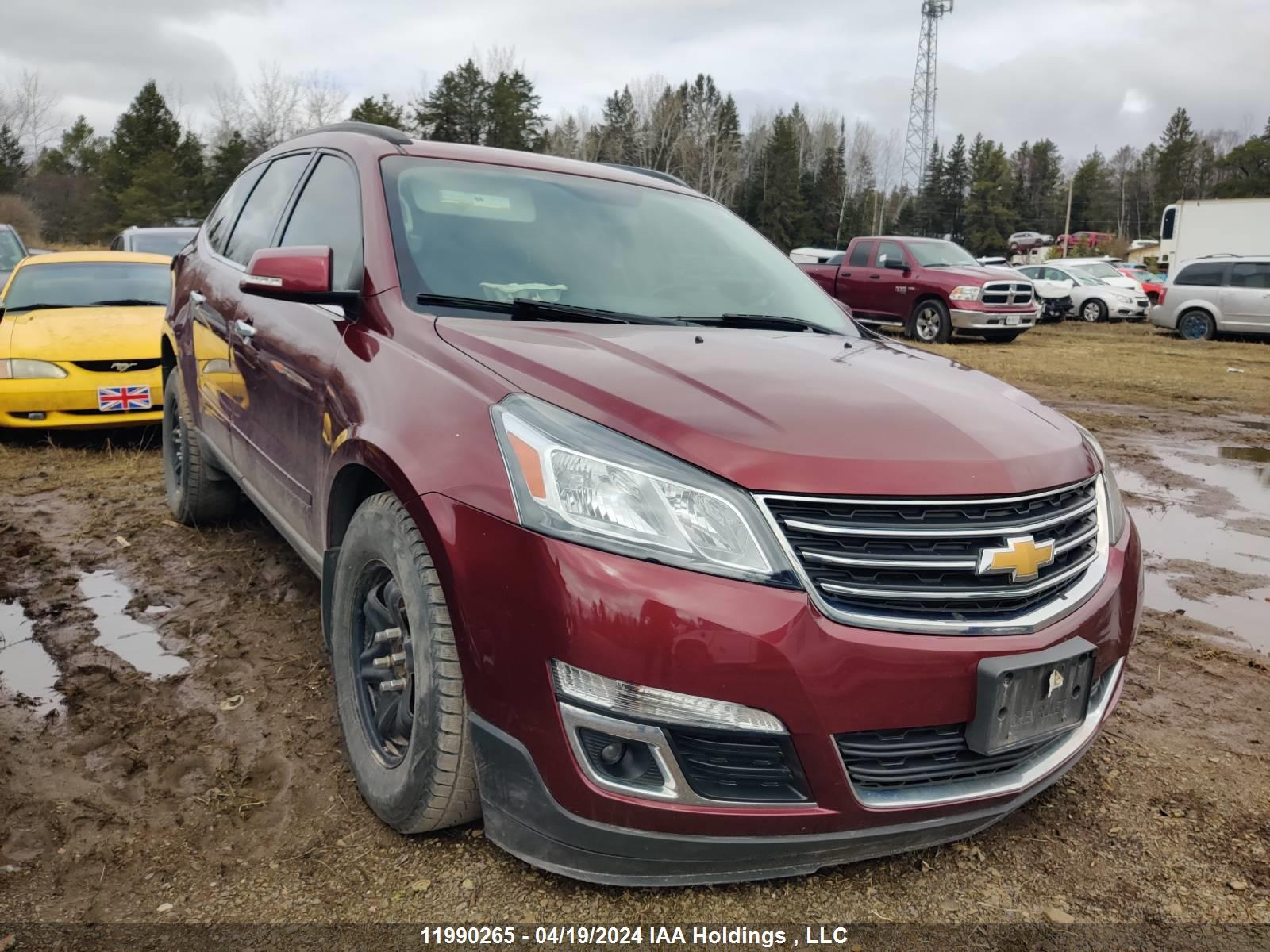 CHEVROLET TRAVERSE 2016 1gnkvgkd1gj334956