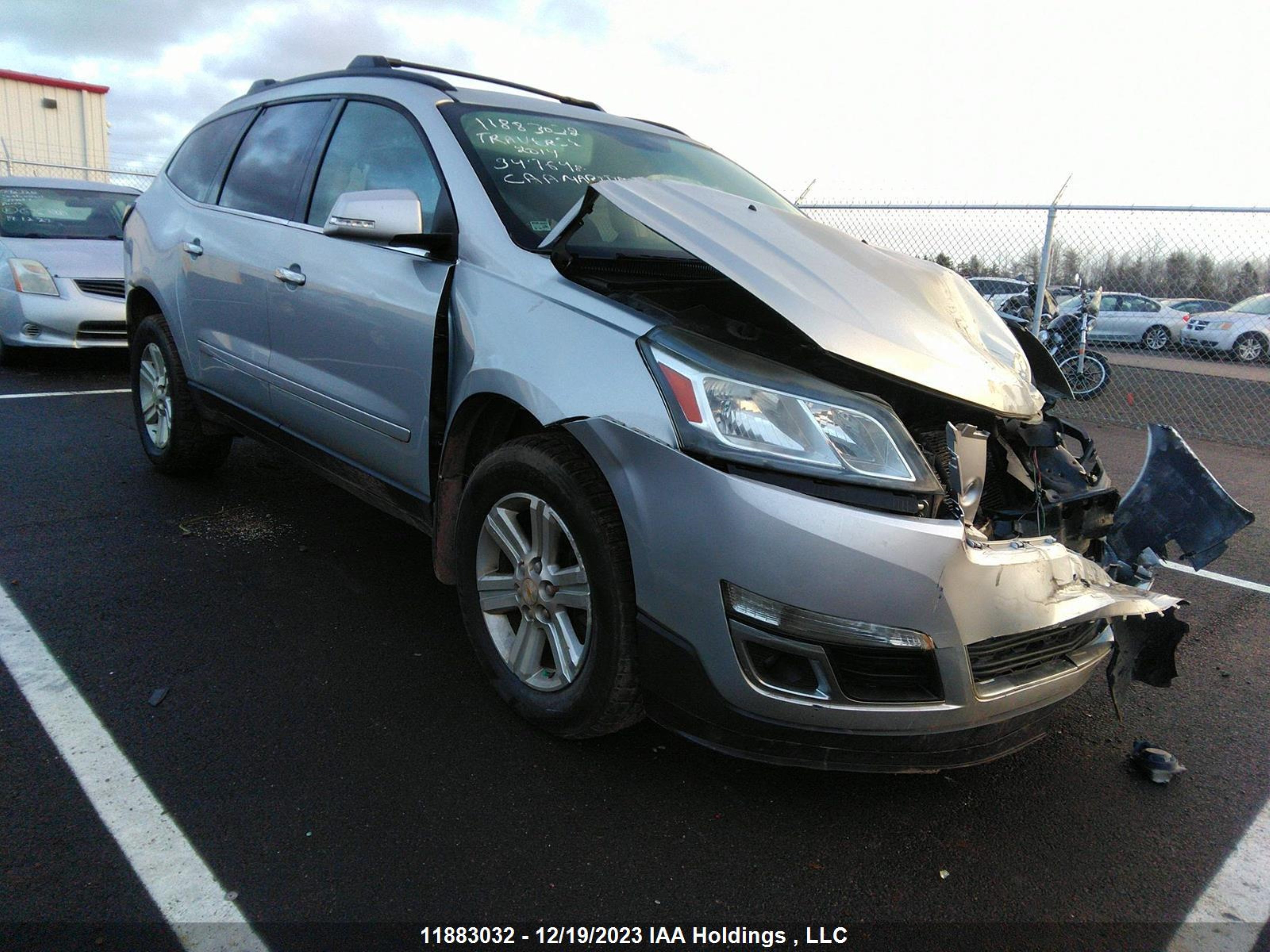 CHEVROLET TRAVERSE 2014 1gnkvgkd4ej347648