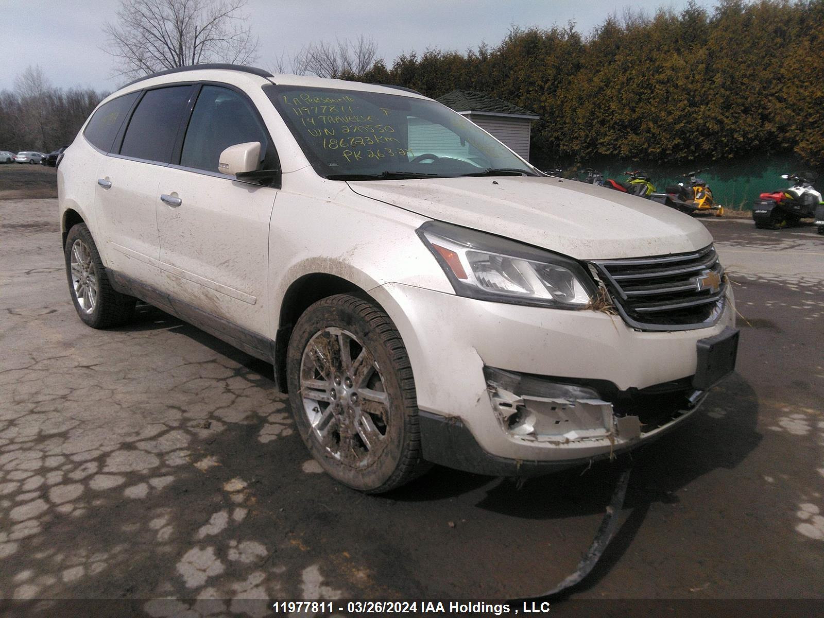 CHEVROLET TRAVERSE 2014 1gnkvgkd7ej270550