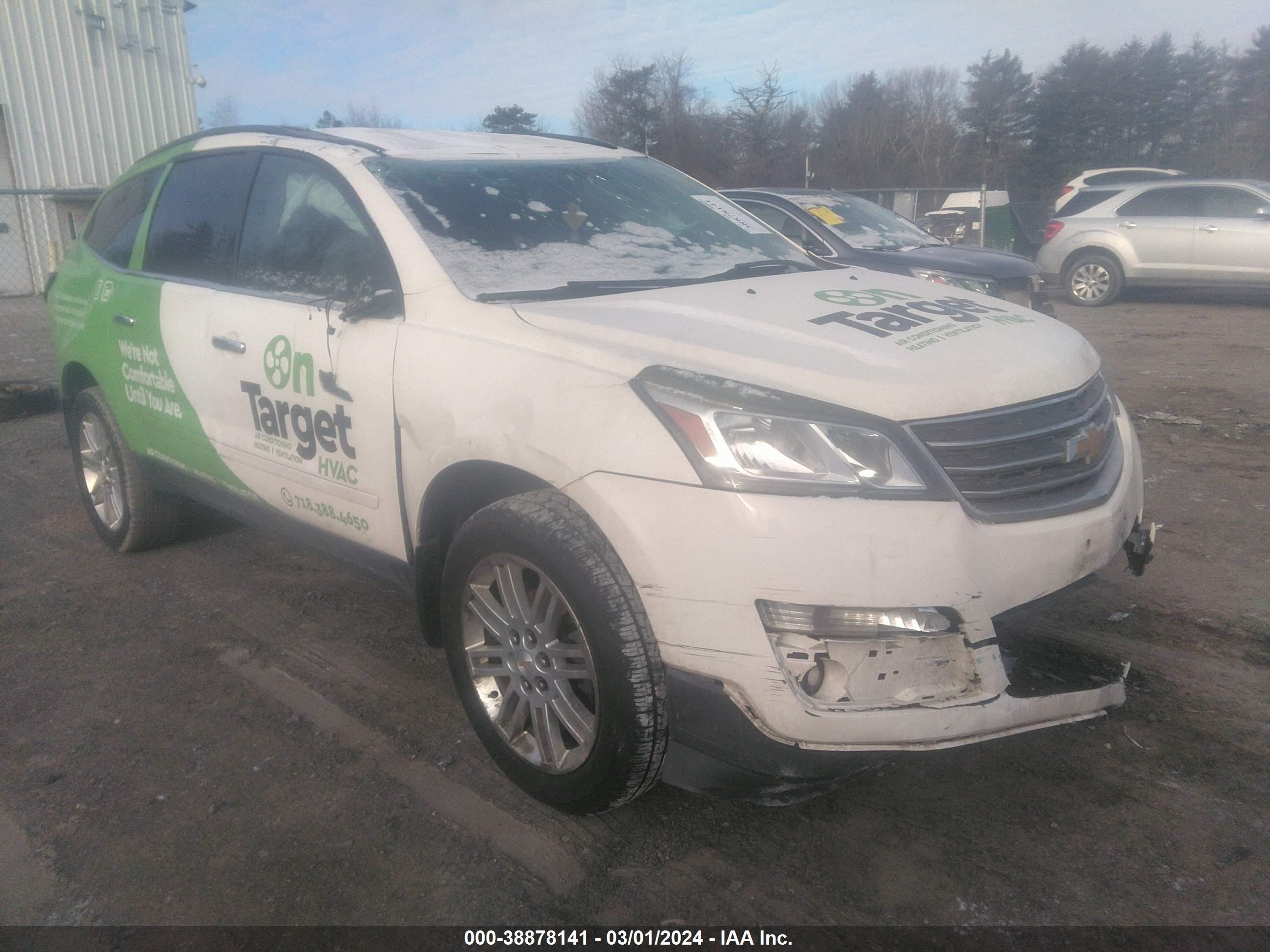 CHEVROLET TRAVERSE 2015 1gnkvgkdxfj309598