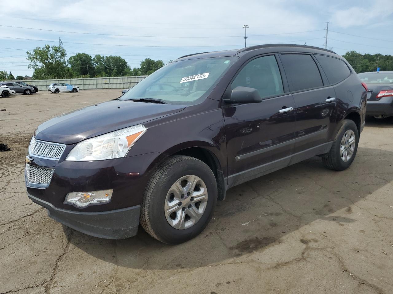 CHEVROLET TRAVERSE 2010 1gnlreed1as109981