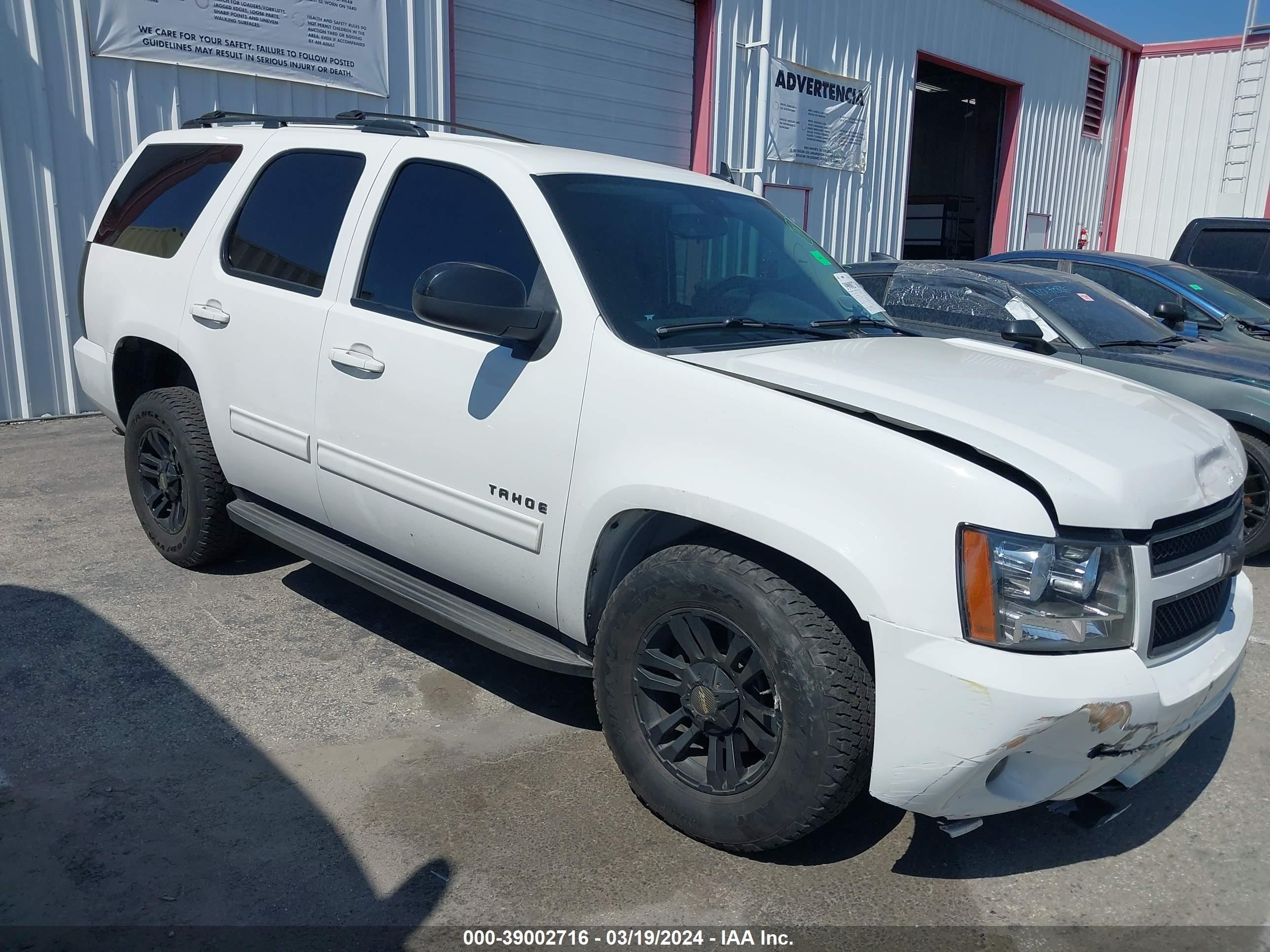 CHEVROLET TAHOE 2013 1gnscae04dr378152