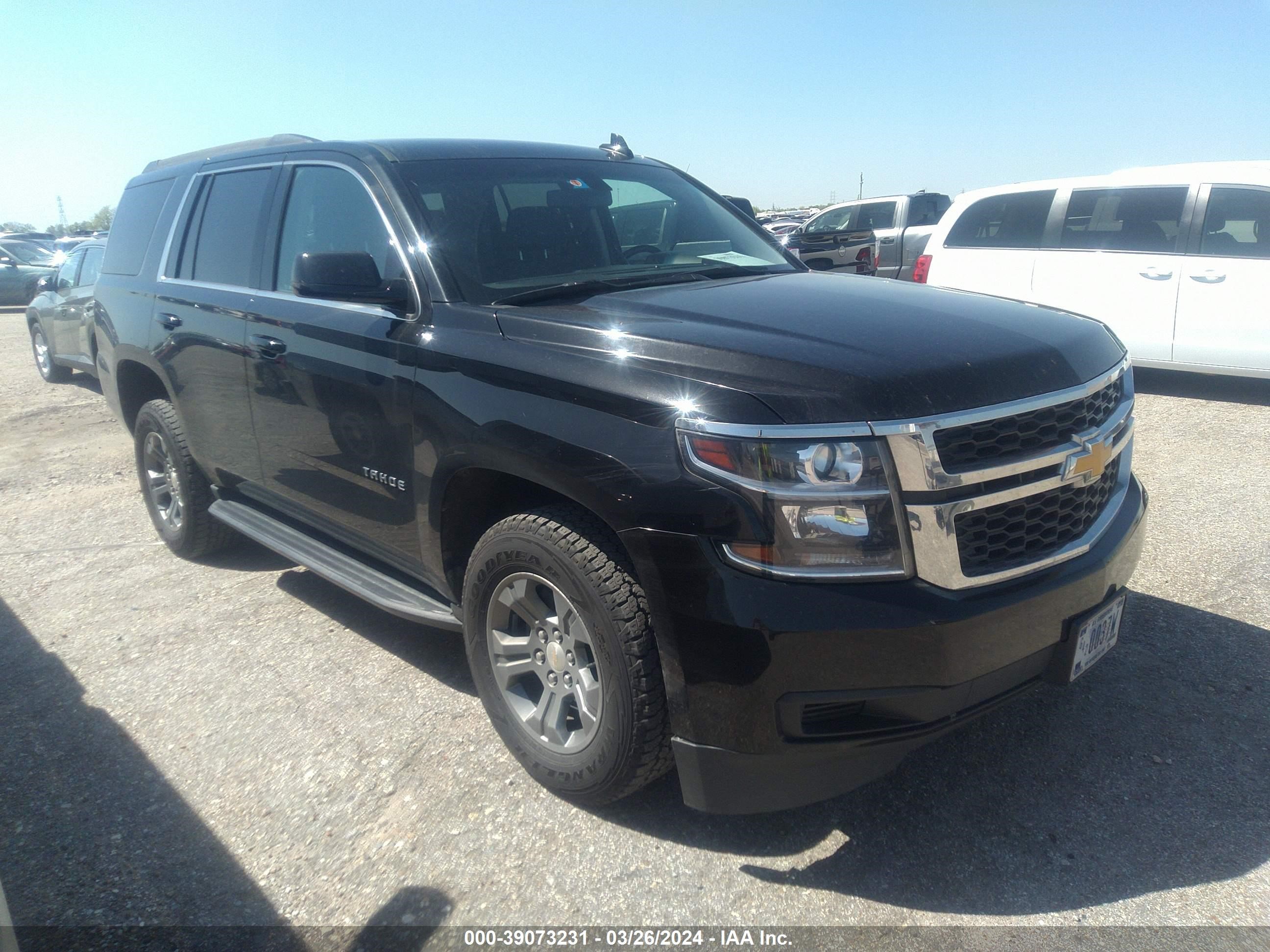 CHEVROLET TAHOE 2019 1gnscakc3kr293461