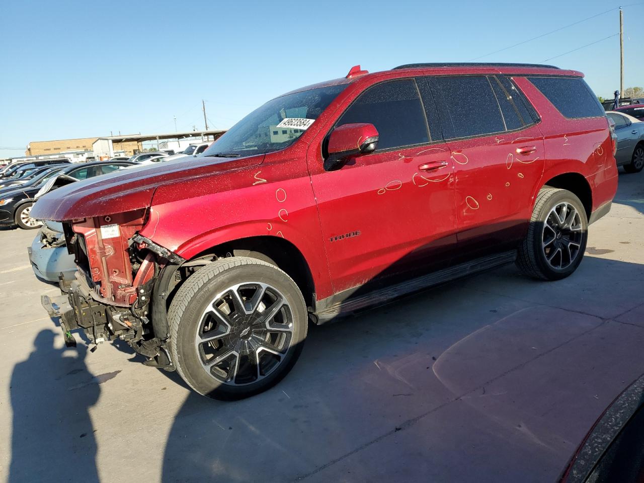 CHEVROLET TAHOE 2022 1gnscrkt2nr250359