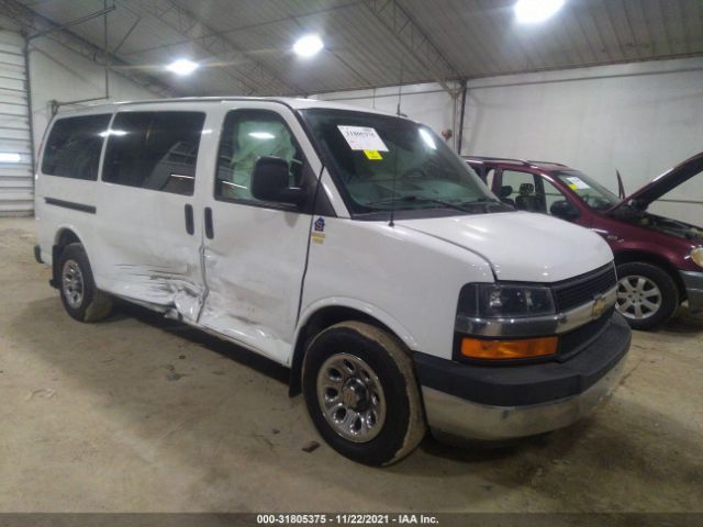 CHEVROLET EXPRESS PASSENGER 2013 1gnshcf48d1106183