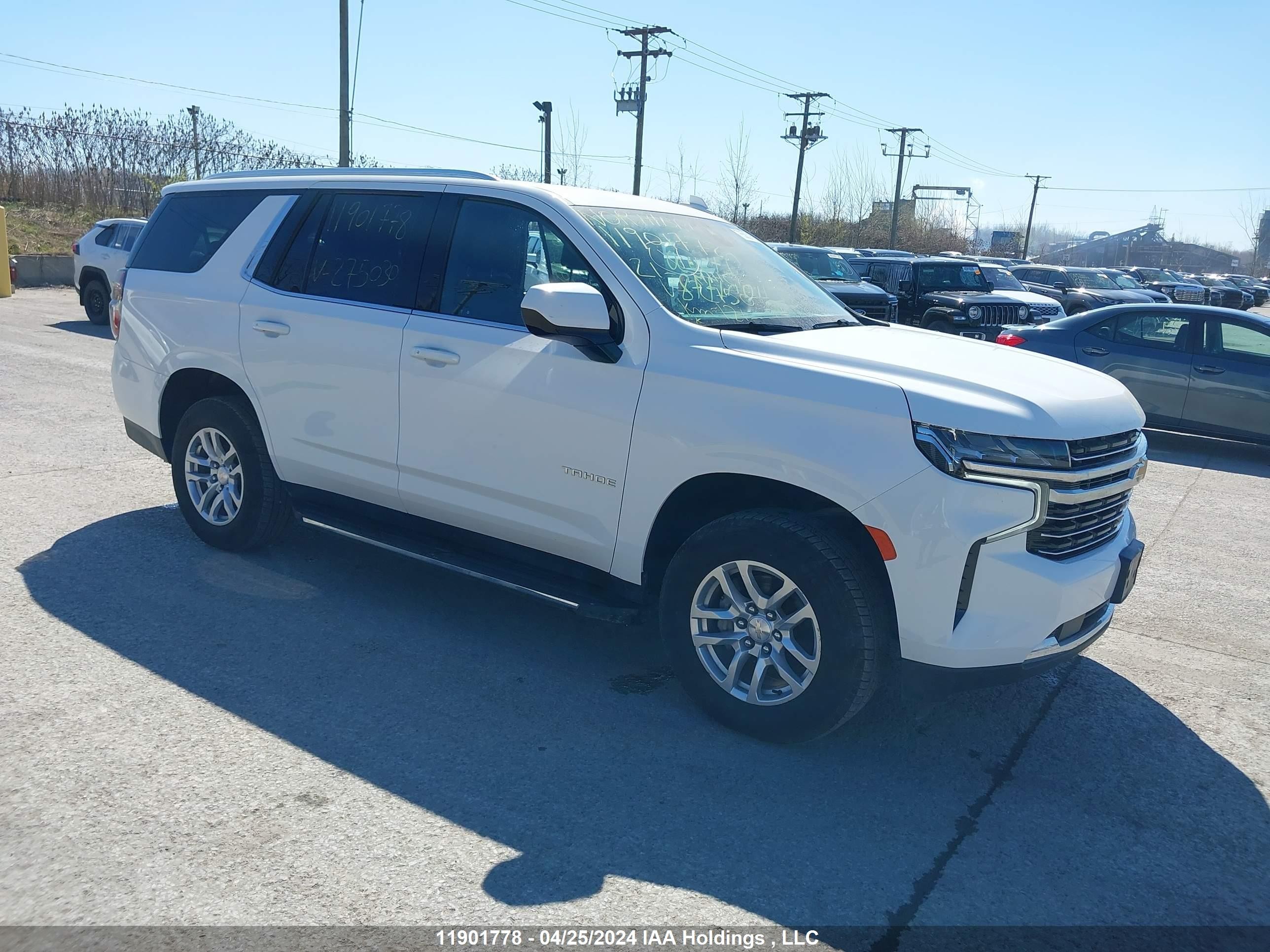 CHEVROLET TAHOE 2021 1gnsknkdxmr275030