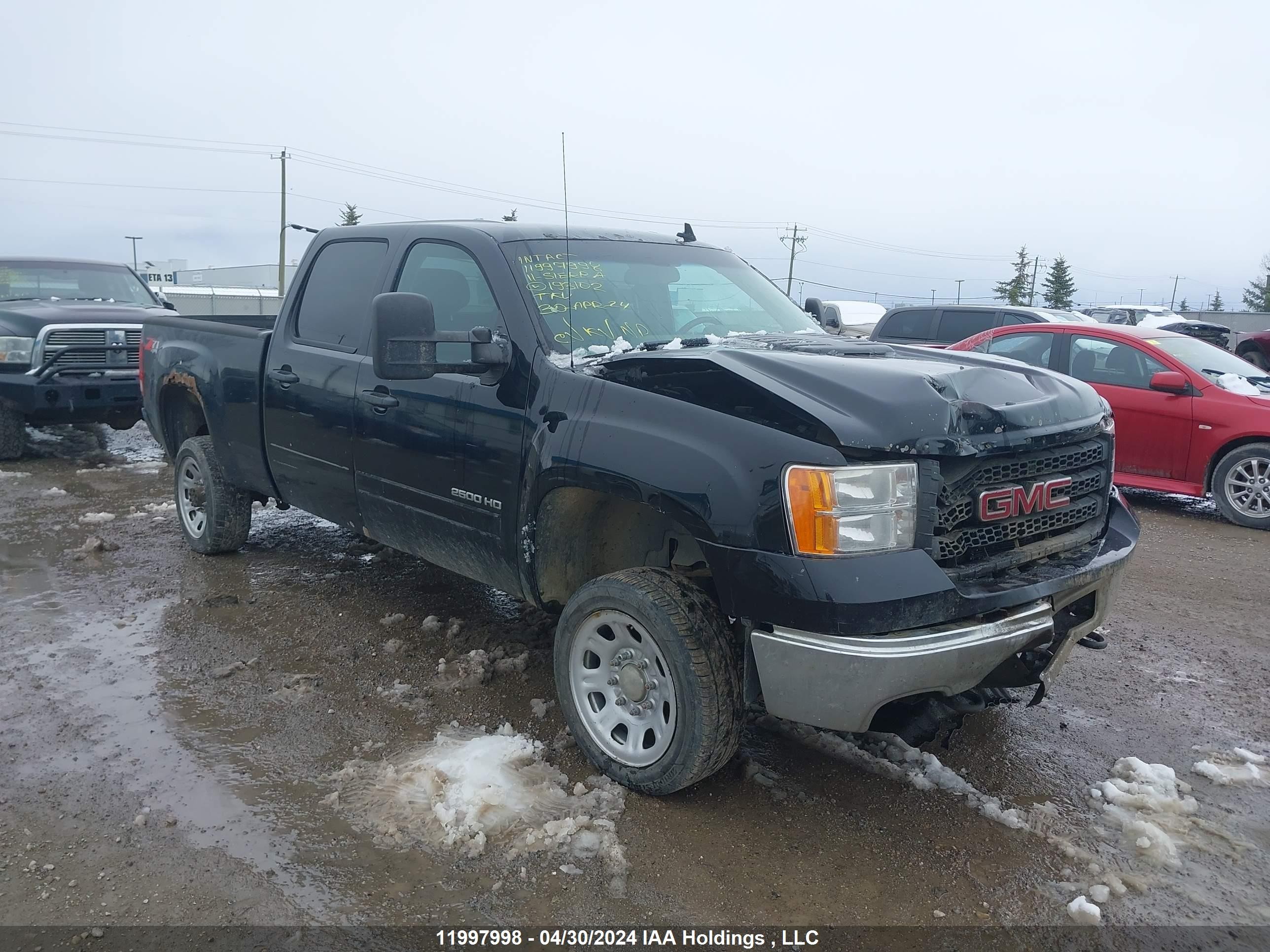 GMC SIERRA 2011 1gt120cg6bf193102